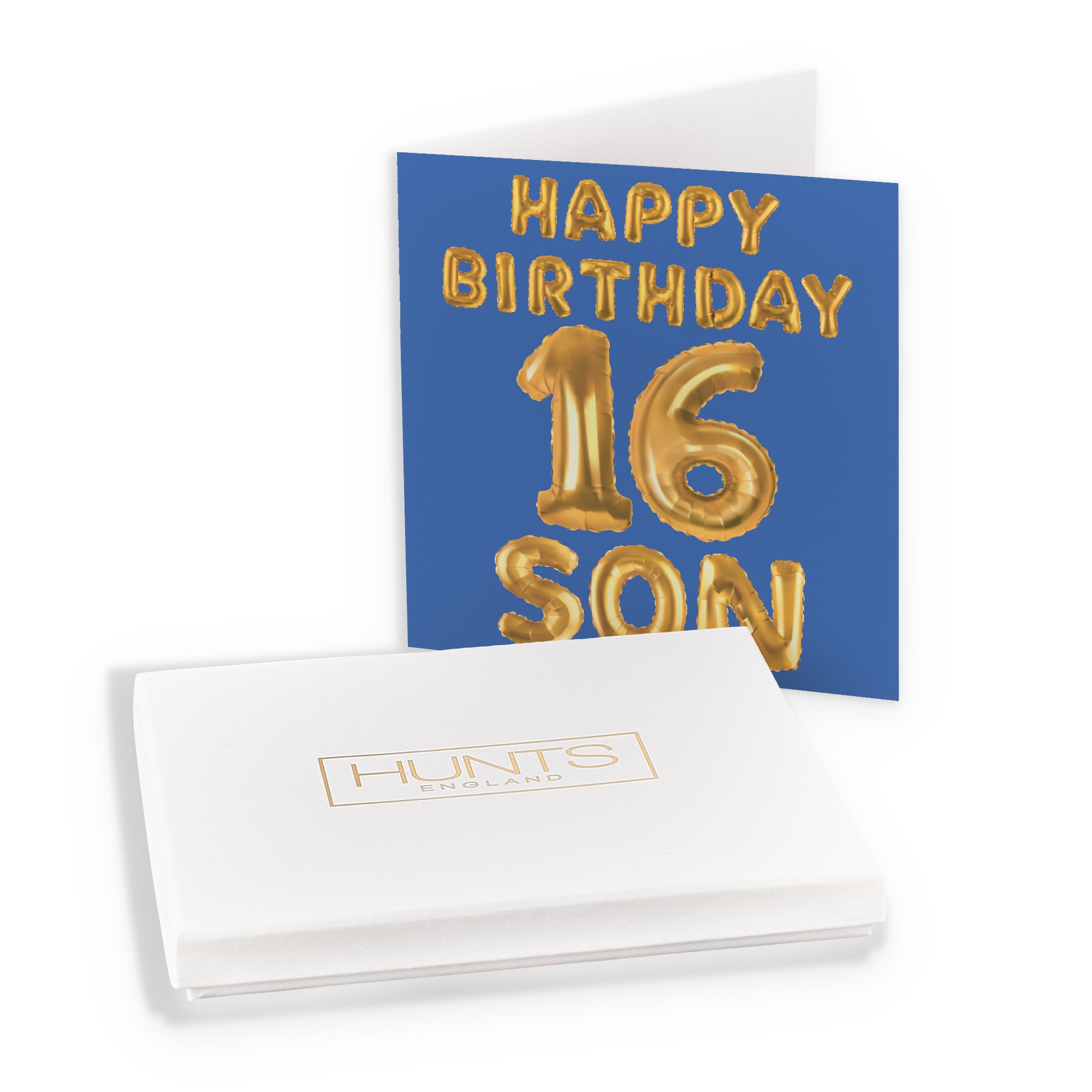 Boxed 16th Son Birthday Card Balloon - Default Title (B0D5RRFW9L)