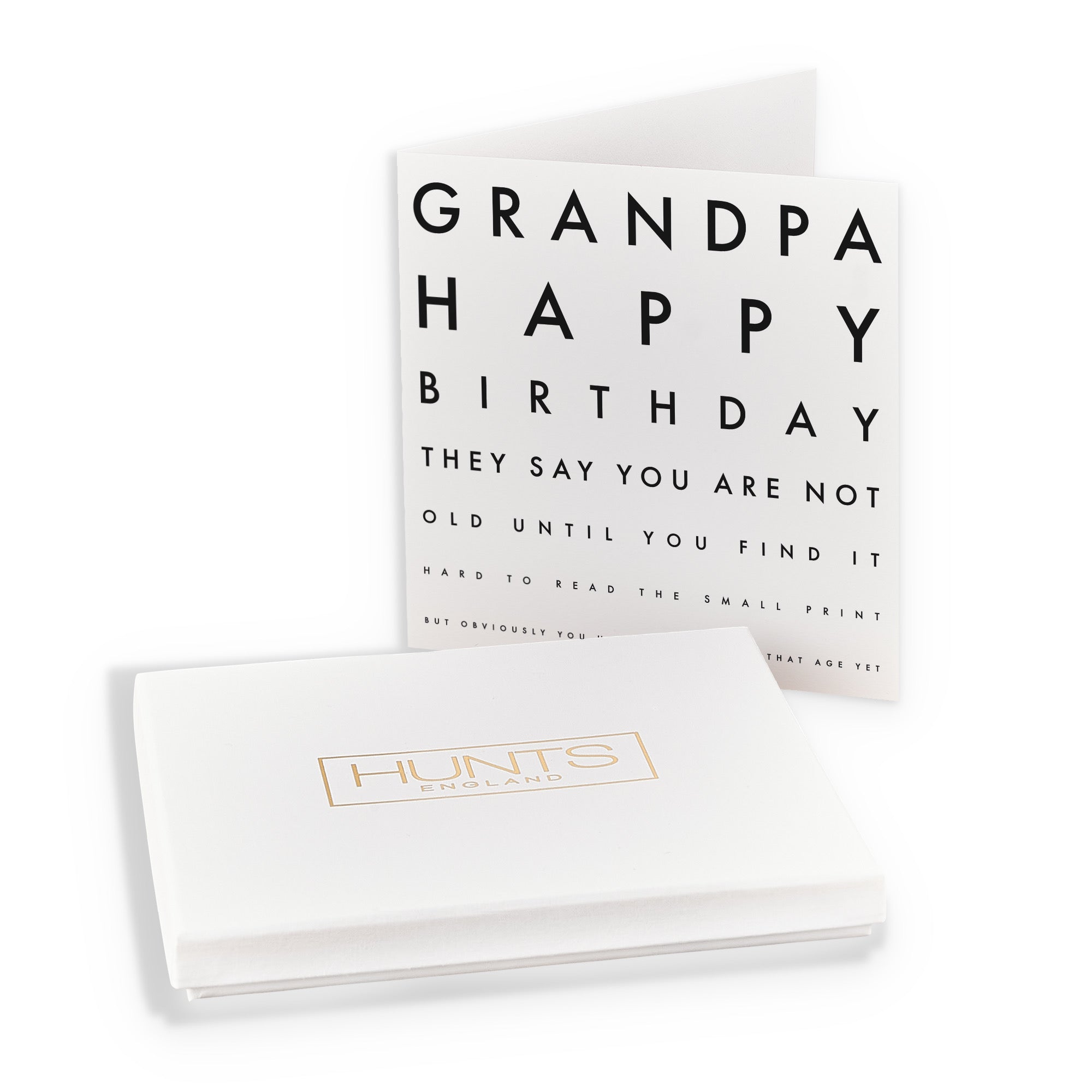 Boxed Grandpa Humorous Joke Birthday Card Letters - Default Title (B0D5RVKL1Q)