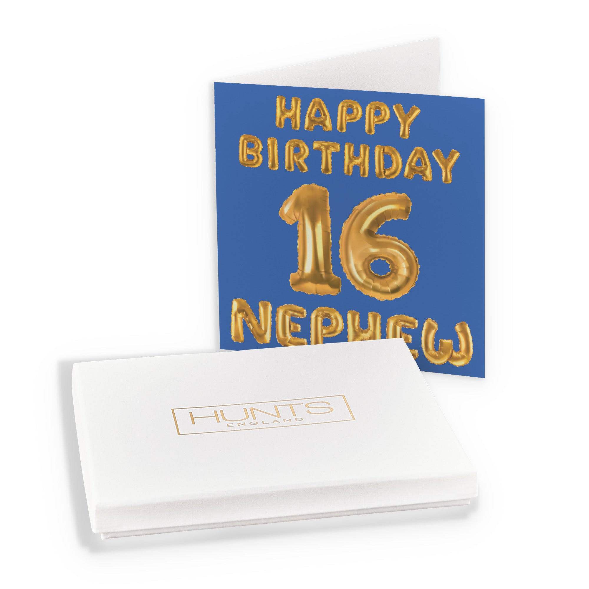 Boxed 16th Nephew Birthday Card Balloon - Default Title (B0D5RZ7LN8)