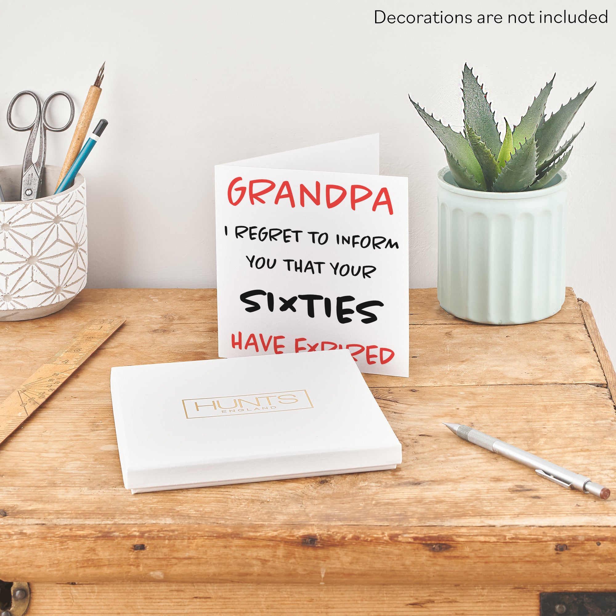 Boxed 70th Grandpa Humorous Birthday Card Retro - Default Title (B0D5RZ7XXG)