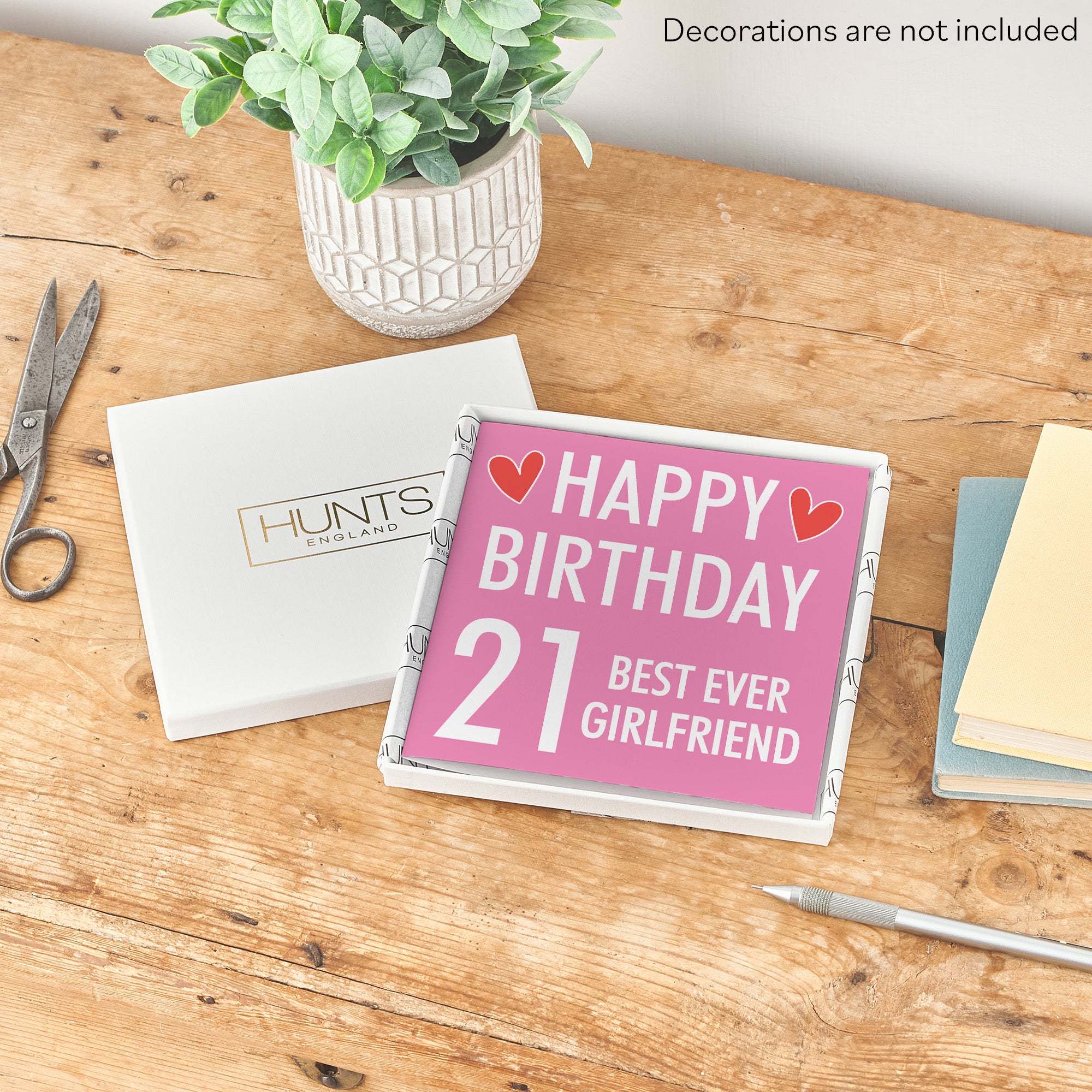 Boxed 21st Girlfriend Birthday Card Urban Colour - Default Title (B0D5RZ8GN4)