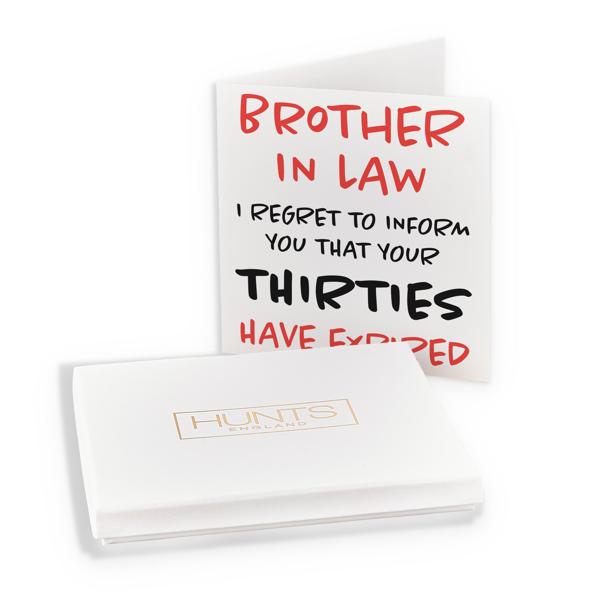 Boxed 40th Brother In Law Humorous Birthday Card Retro - Default Title (B0D5S15HLY)