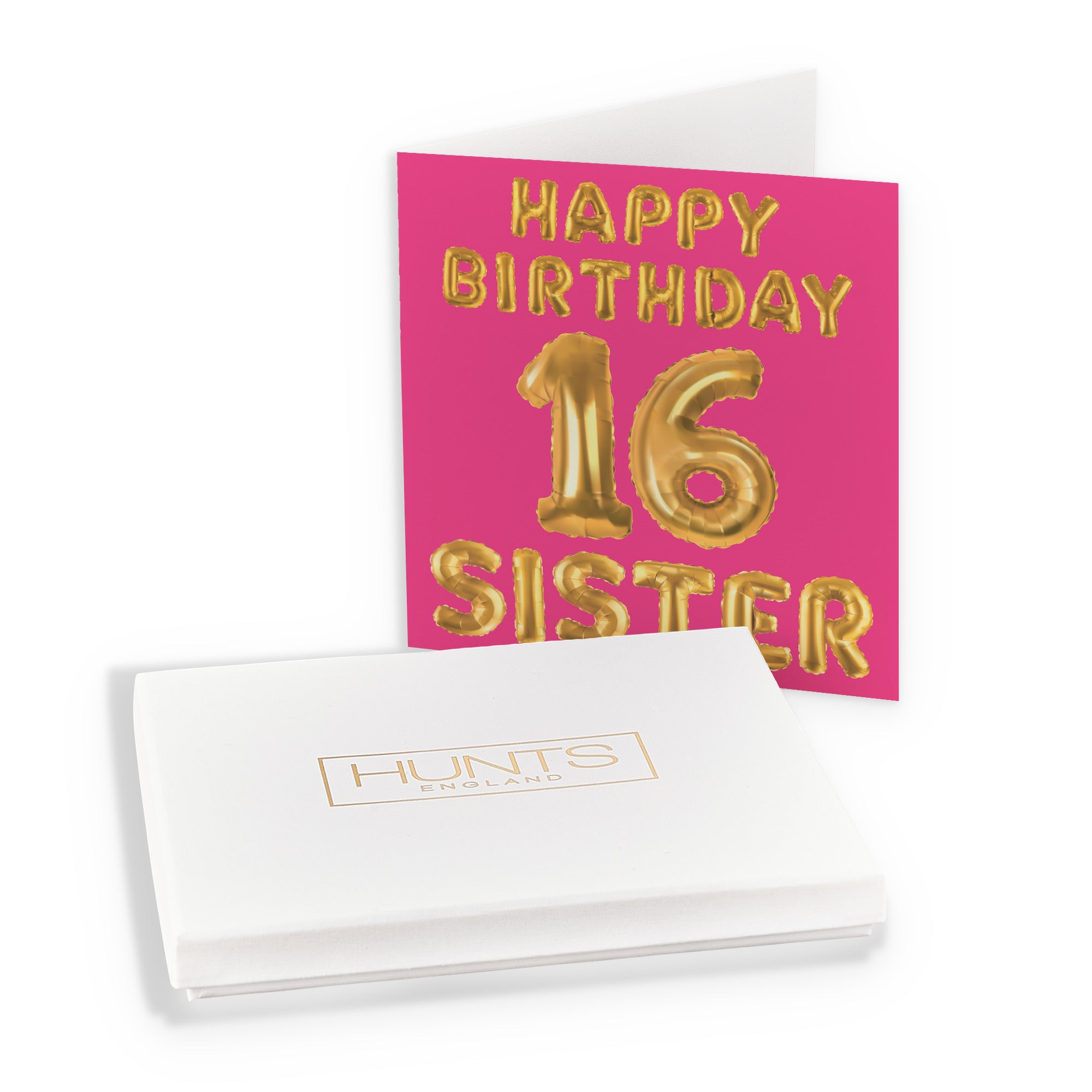 Boxed 16th Sister Birthday Card Balloon - Default Title (B0D5S1RW4P)