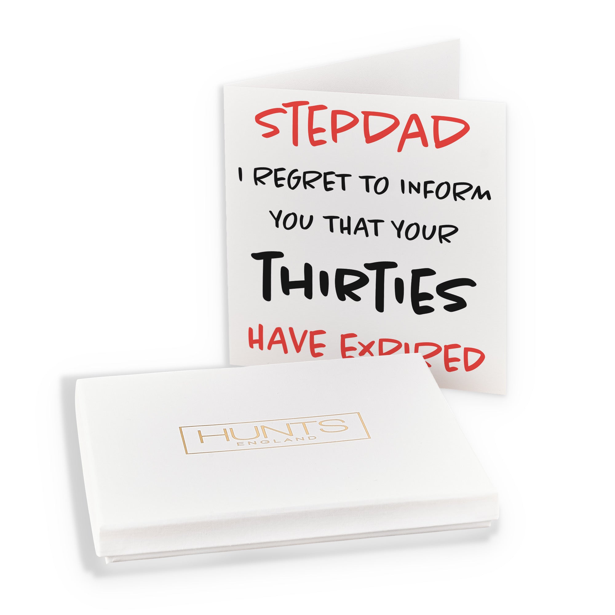 Boxed 40th Stepdad Birthday Card Retro - Default Title (B0D5S35KFC)