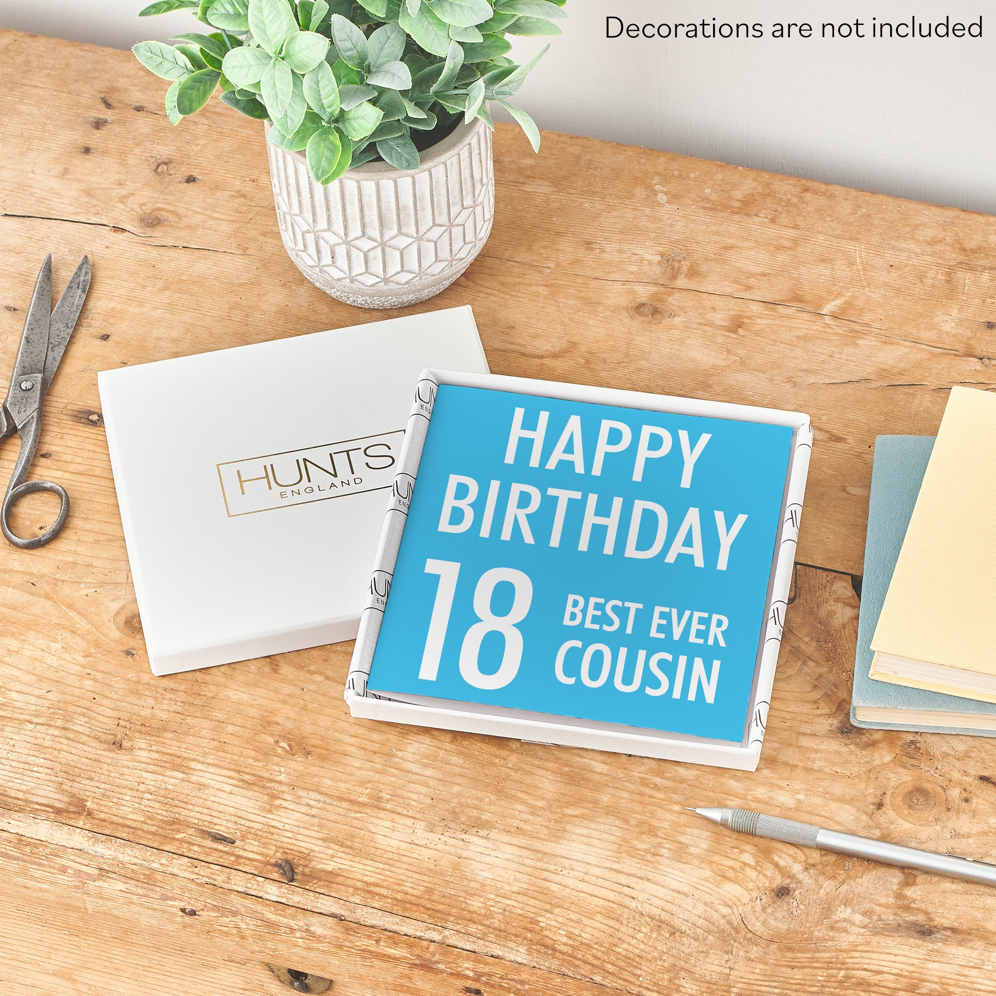 Boxed 18th Cousin Male Birthday Card Urban Colour - Default Title (B0D5S36D88)