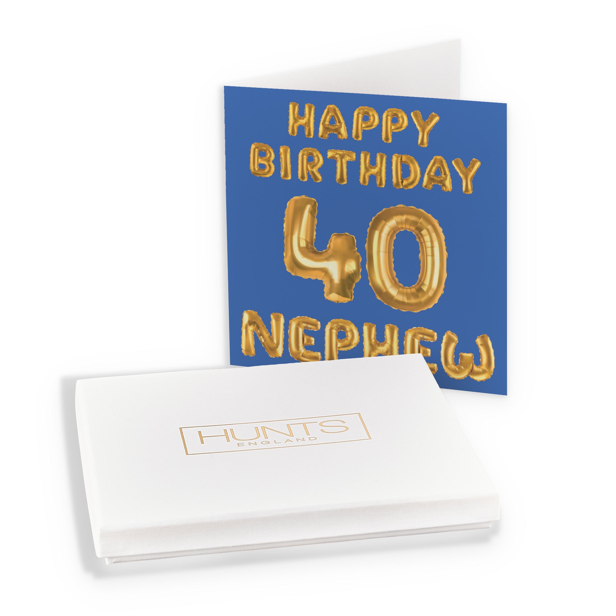 Boxed 40th Nephew Birthday Card Balloon - Default Title (B0D5S4ZC5Q)