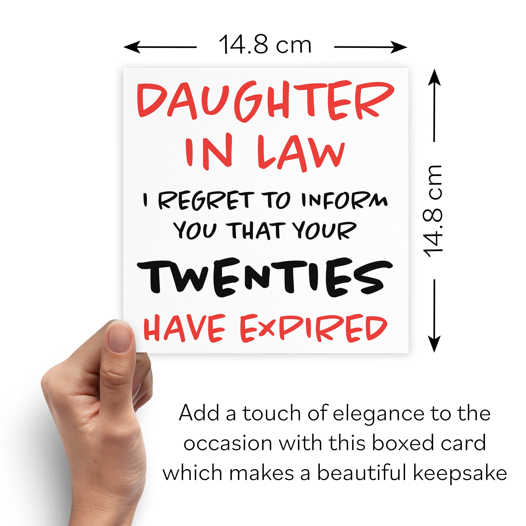 Boxed 30th Daughter In Law Birthday Card Retro - Default Title (B0D5S5119V)