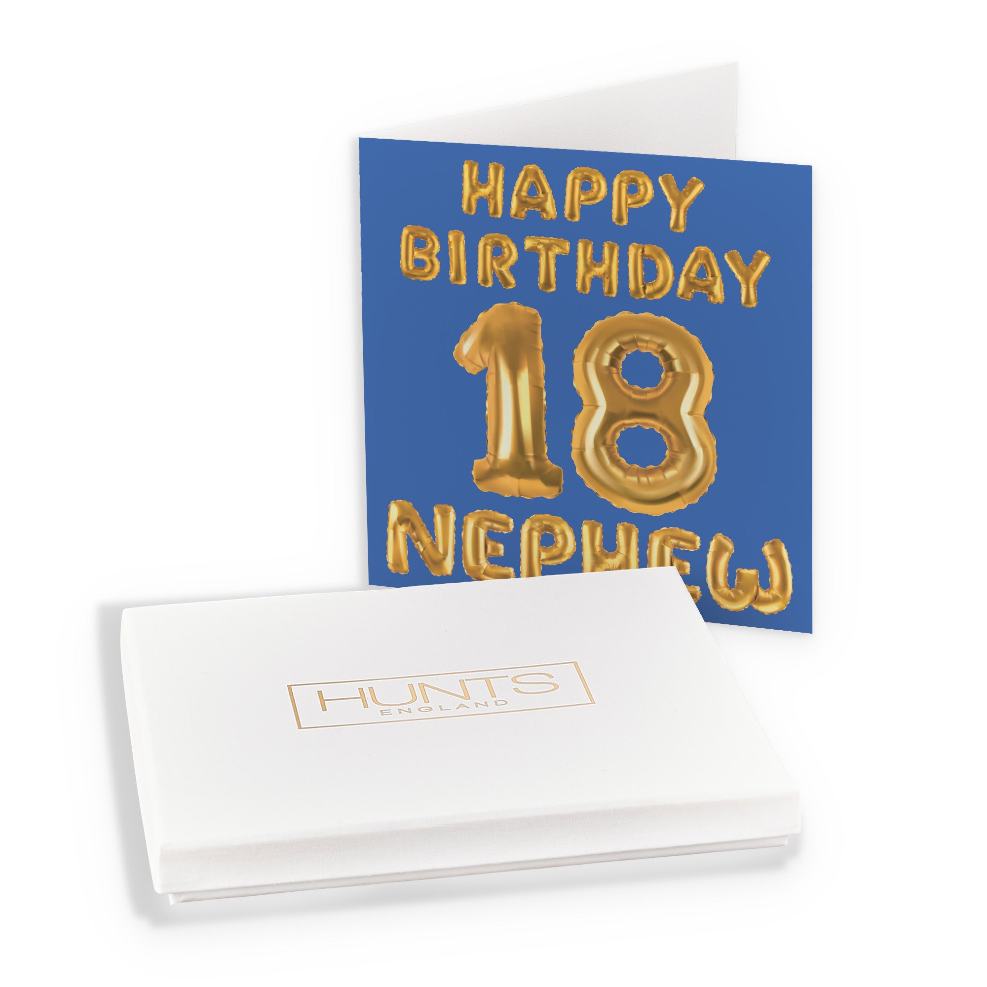 Boxed 18th Nephew Birthday Card Balloon - Default Title (B0D5S51JTF)