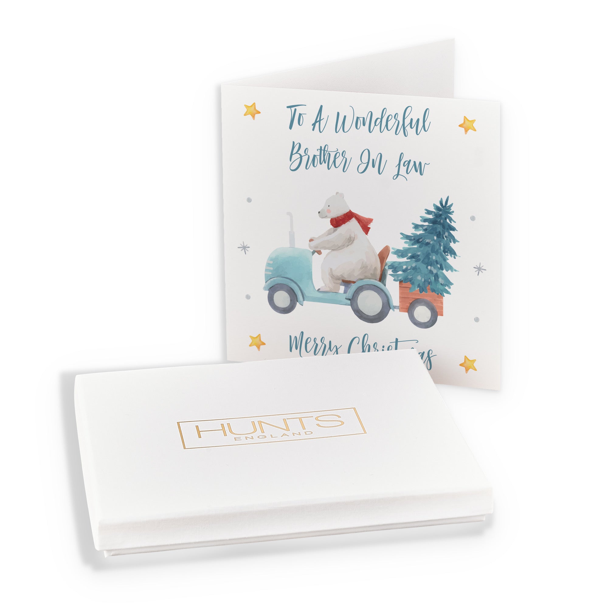 Boxed Brother In Law Polar Bear Christmas Card - Default Title (B0D5S8V4PR)