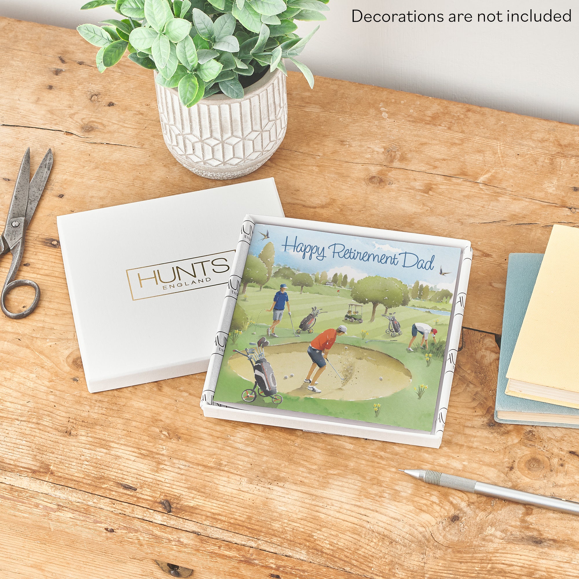 Boxed Dad Golfing Retirement Card Golf Bunker Milo's Gallery - Default Title (B0D5YJNWQ9)