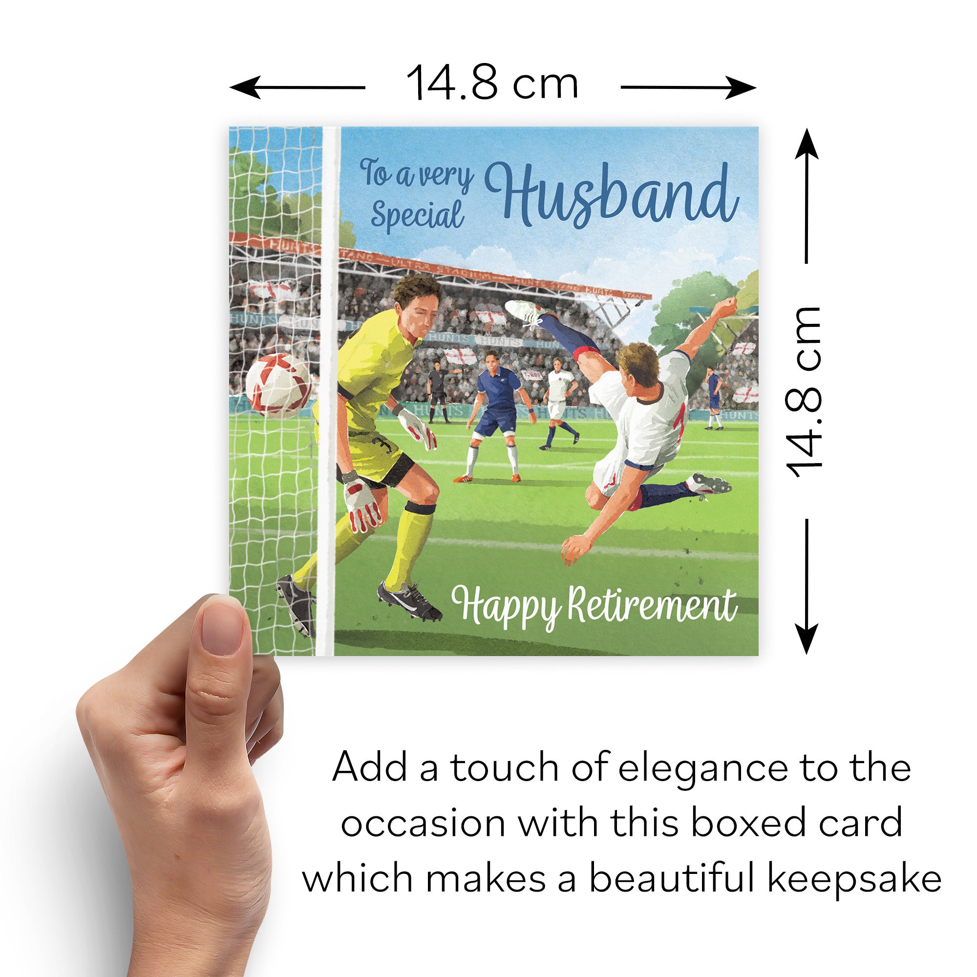 Boxed Football Husband Retirement Card Milo's Gallery - Default Title (B0D5YK3VLX)