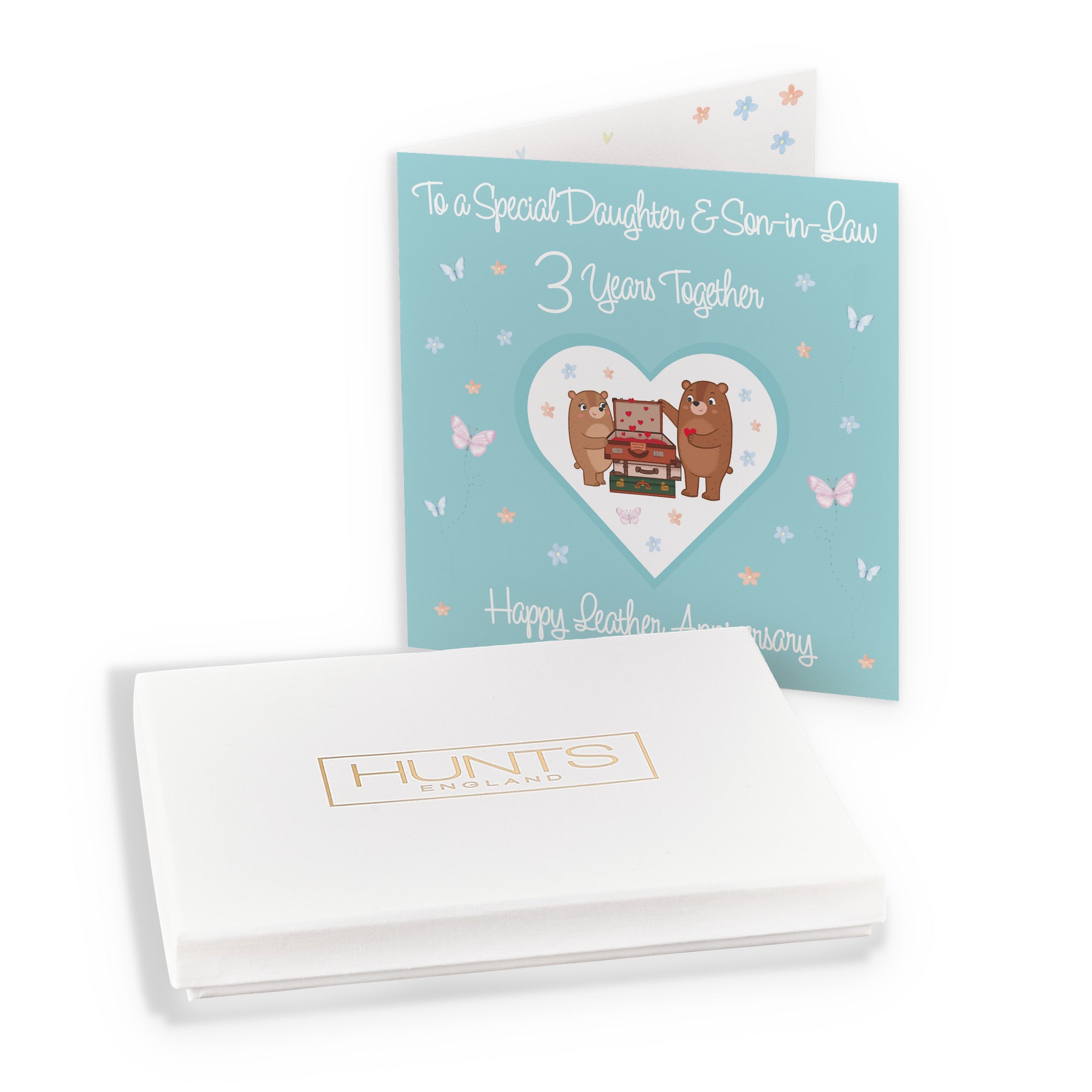 Boxed Daughter & Son-in-Law 3rd Anniversary Card Romantic Meadows - Default Title (B0D5YK4PQ9)