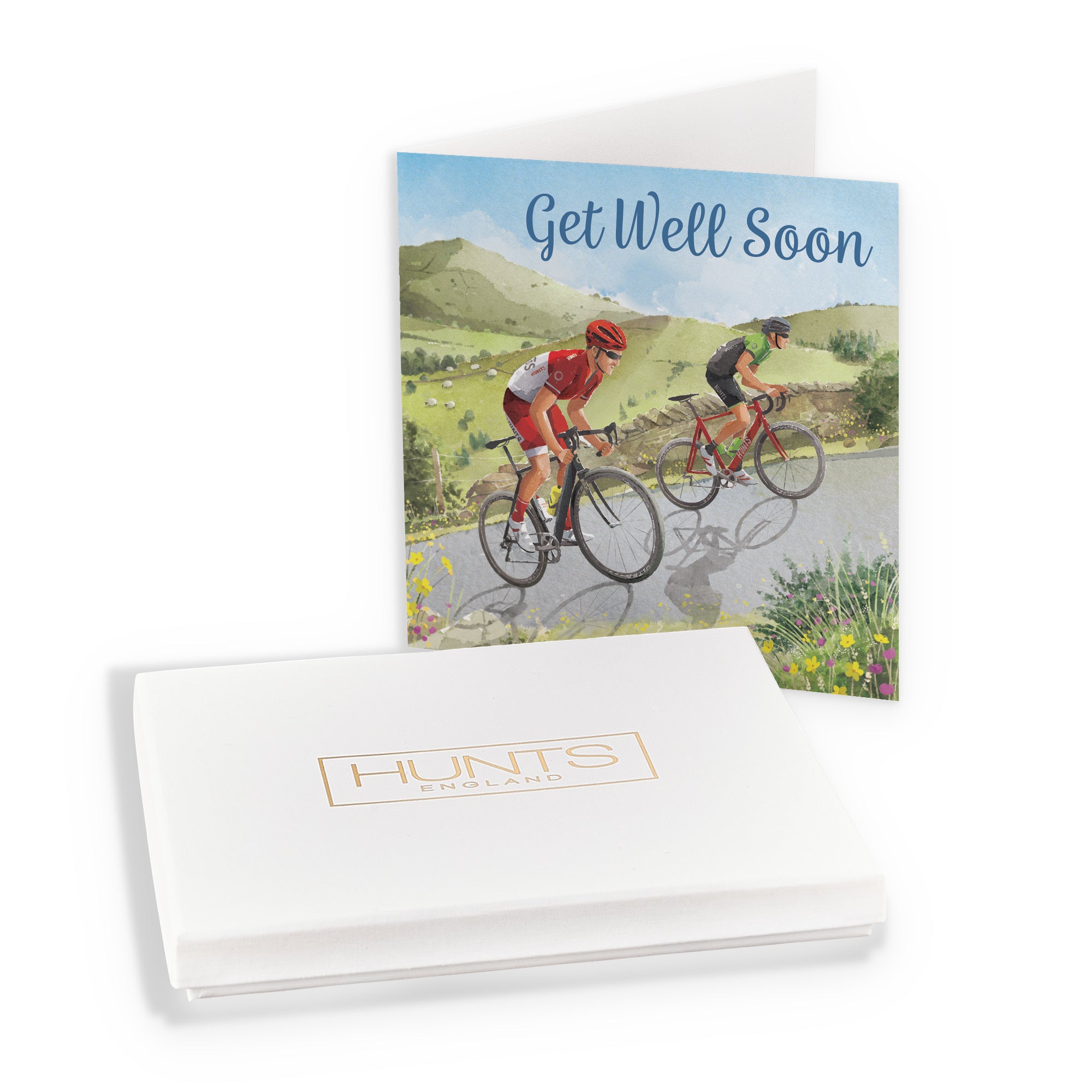 Boxed Road Cycling Get Well Card Milo's Gallery - Default Title (B0D5YK6R7P)