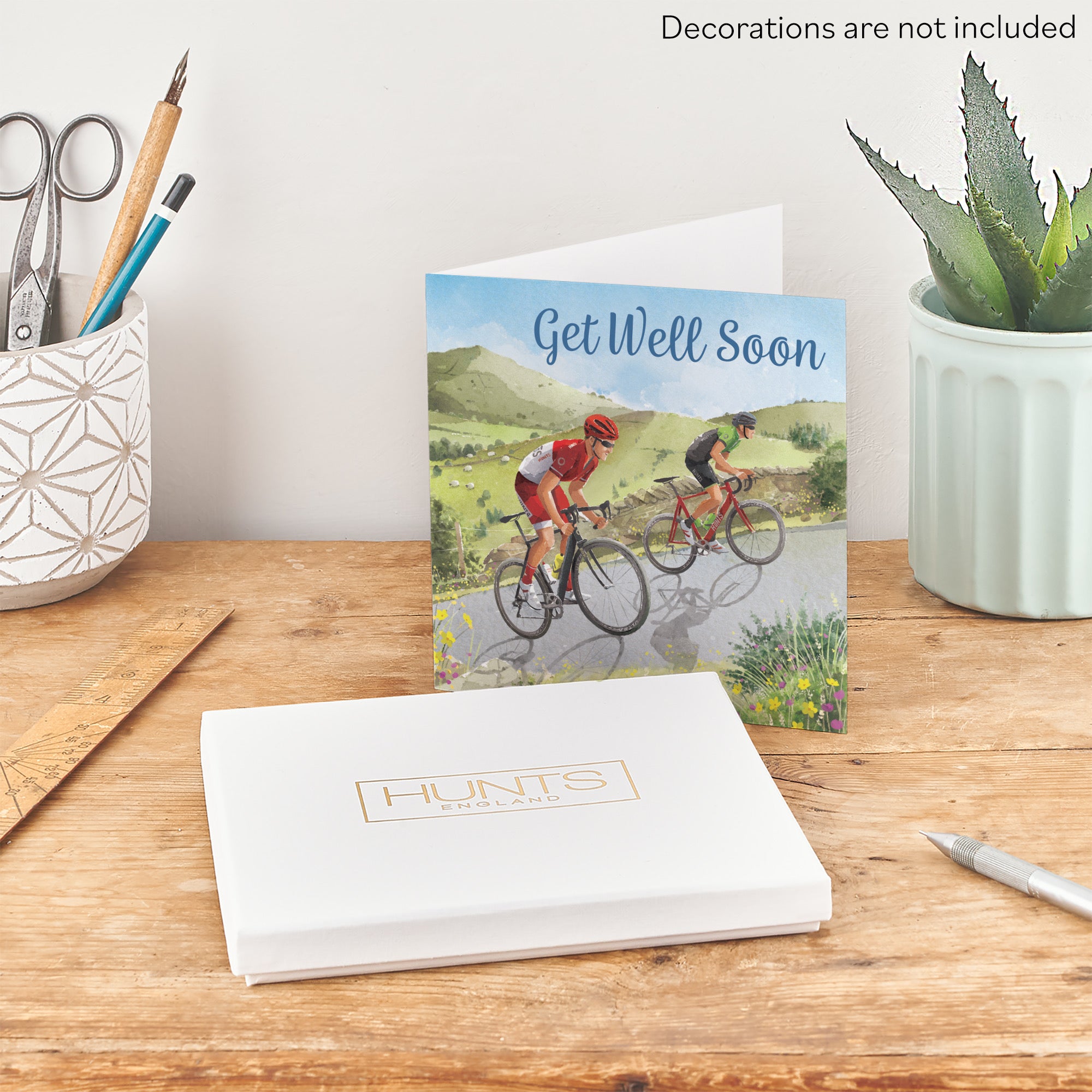 Boxed Road Cycling Get Well Card Milo's Gallery - Default Title (B0D5YK6R7P)