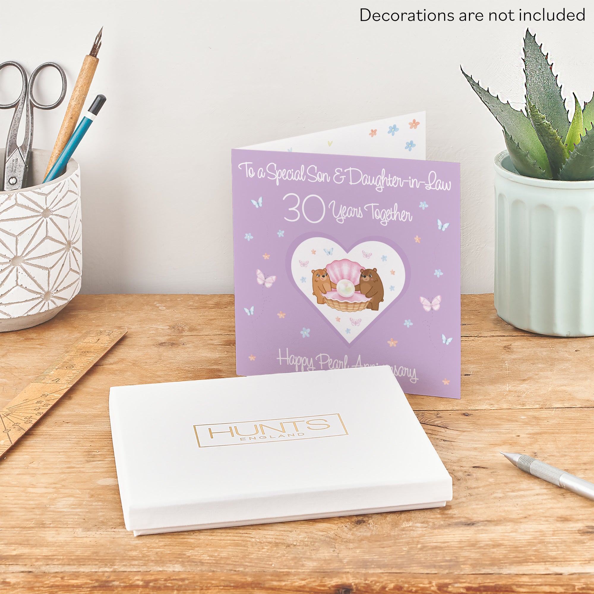 Boxed Son & Daughter-in-Law 30th Anniversary Card Romantic Meadows - Default Title (B0D5YK8J1R)