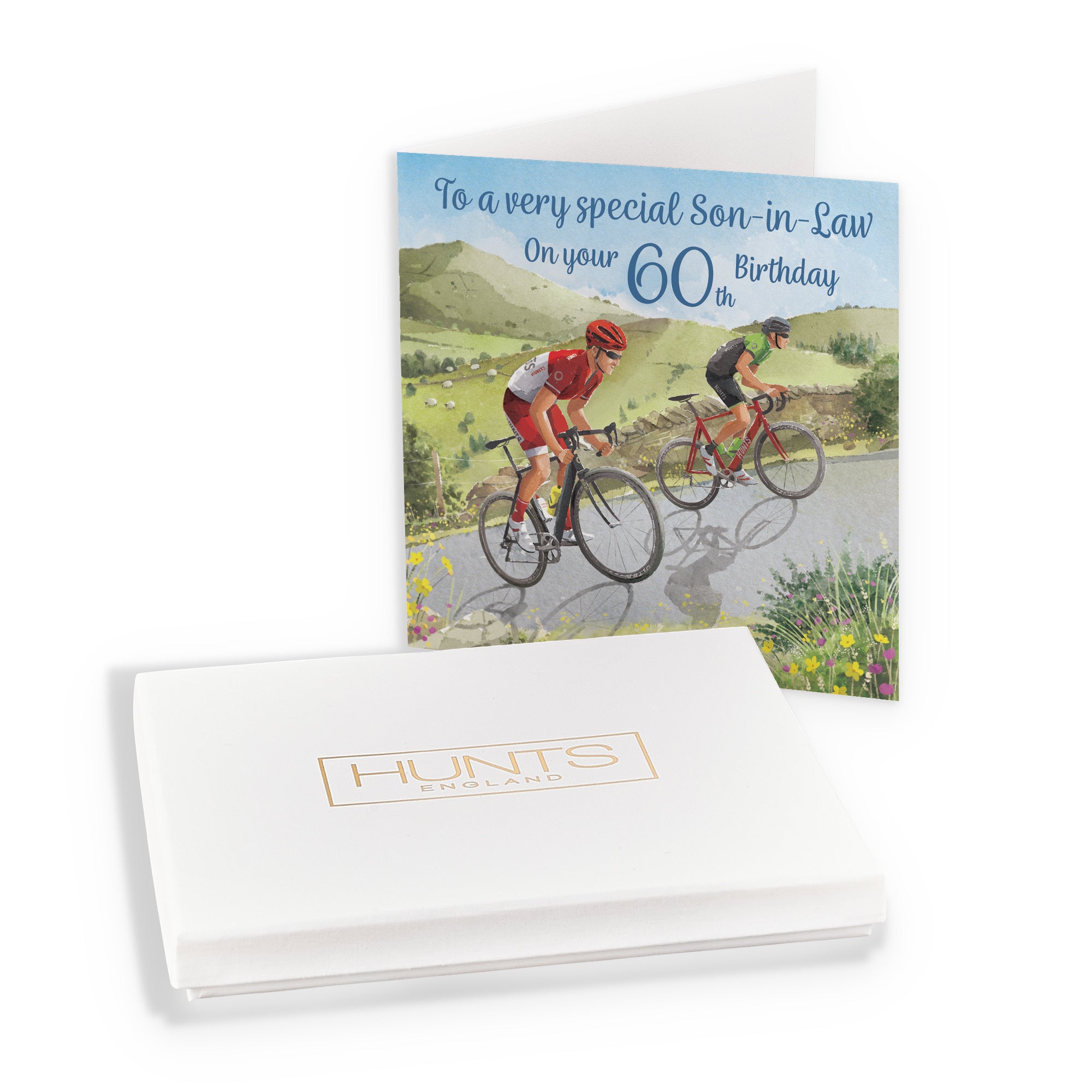 Boxed 60th Son-in-Law Birthday Card Road Cycling Milo's Gallery - Default Title (B0D5YKHDGZ)