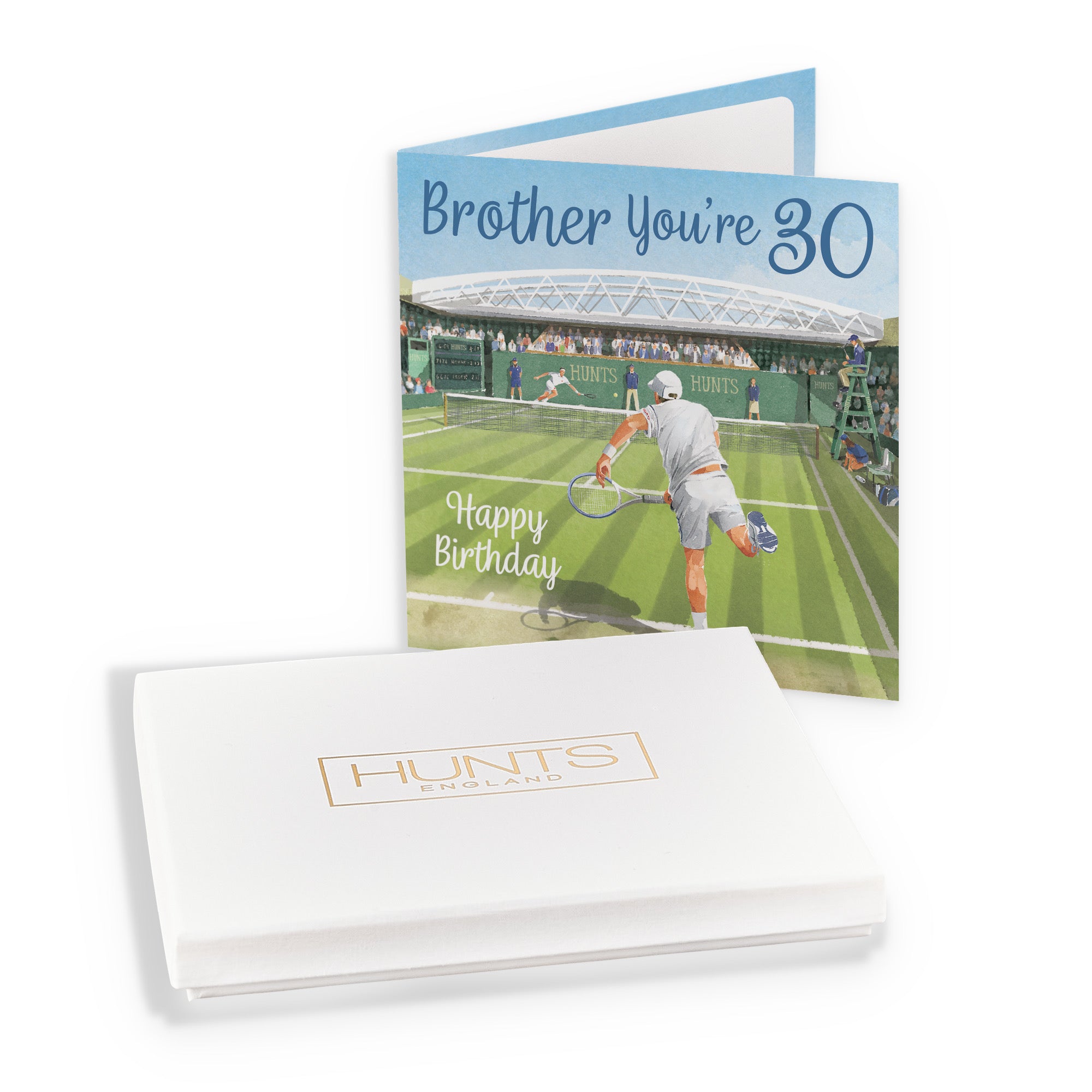 Boxed Brother 30th Tennis Birthday Card Milo's Gallery - Default Title (B0D5YKLS8H)