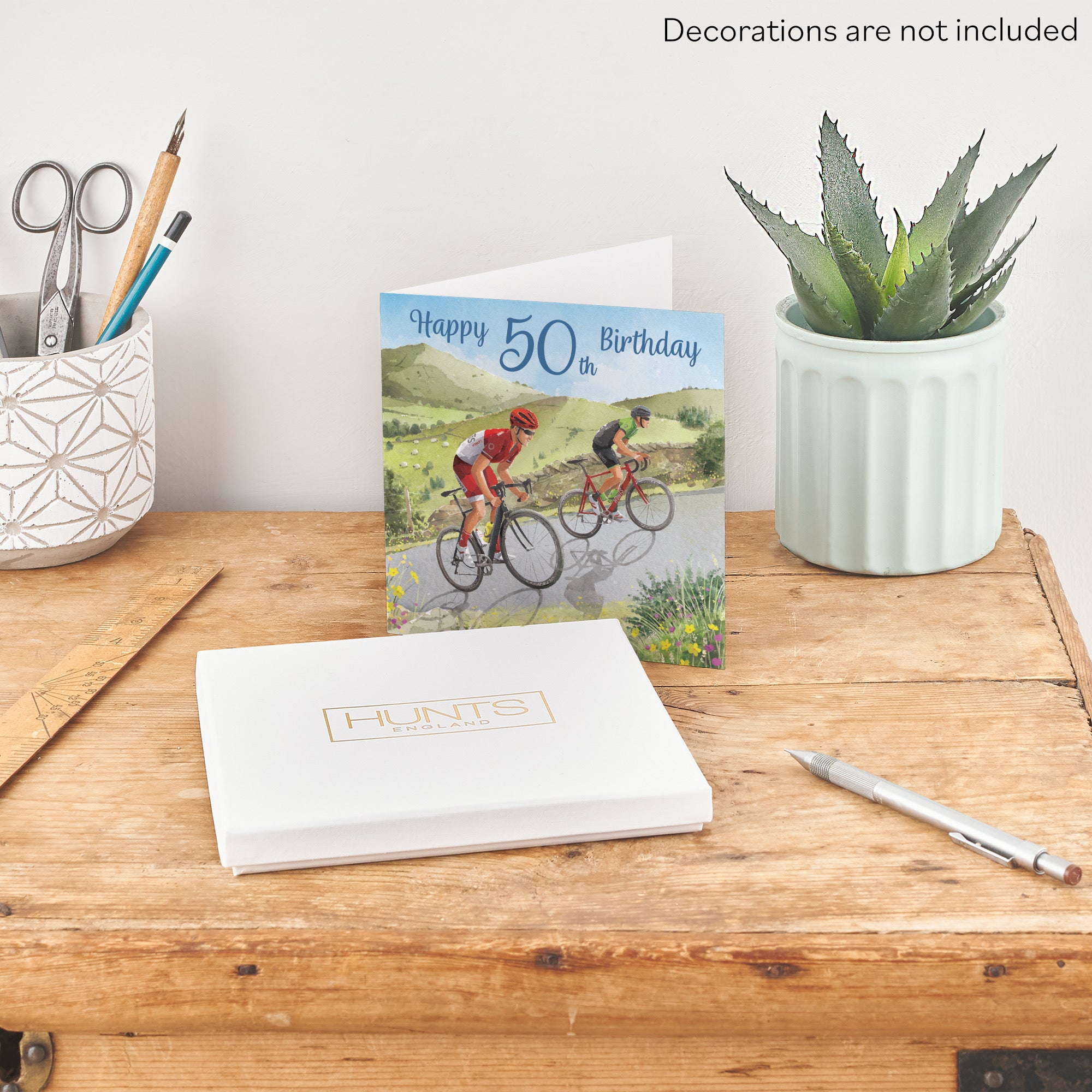 Boxed 50th Birthday Card Road Cycling Milo's Gallery - Default Title (B0D5YKWZCW)