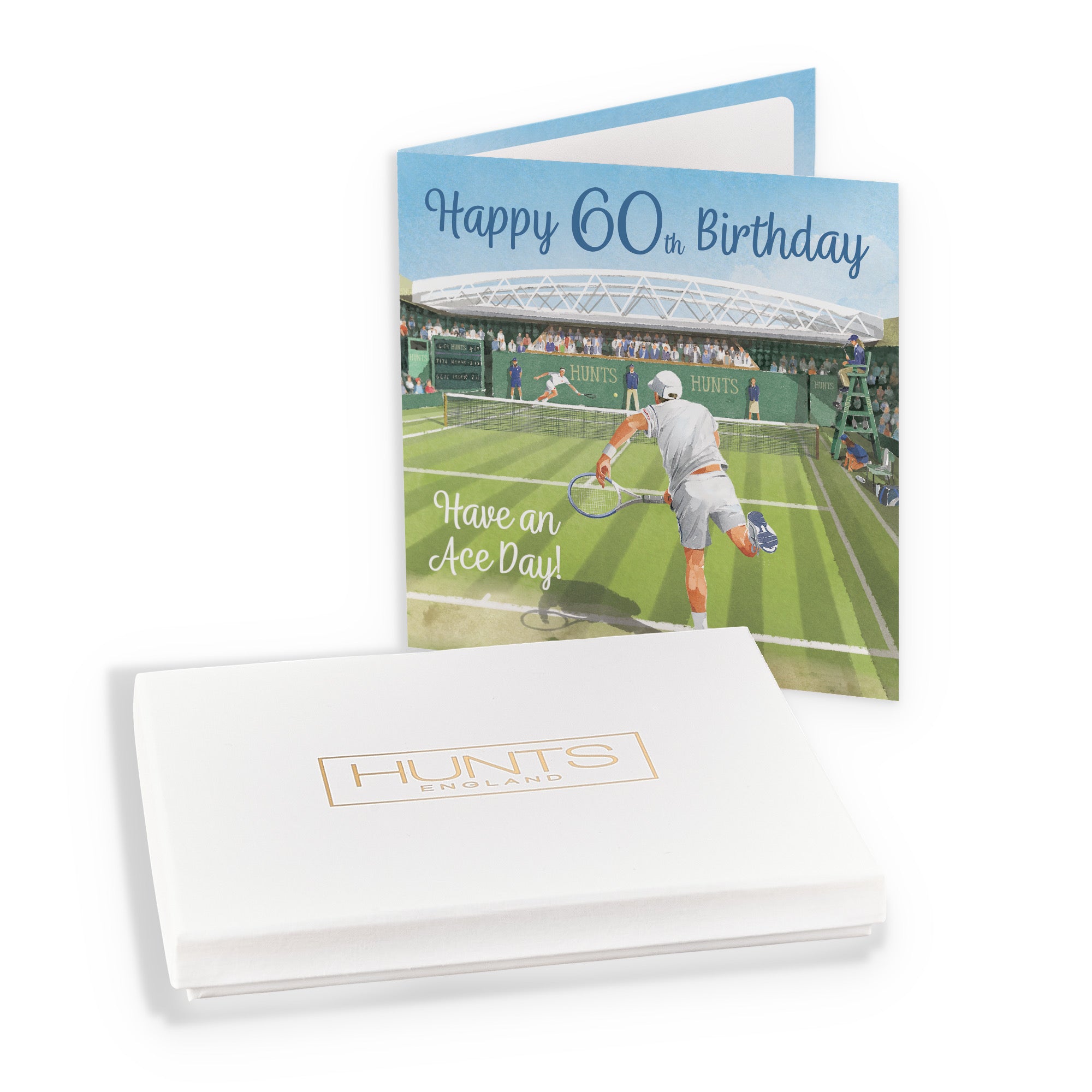 Boxed Tennis 60th Birthday Card For Him Milo's Gallery - Default Title (B0D5YKXCZ6)