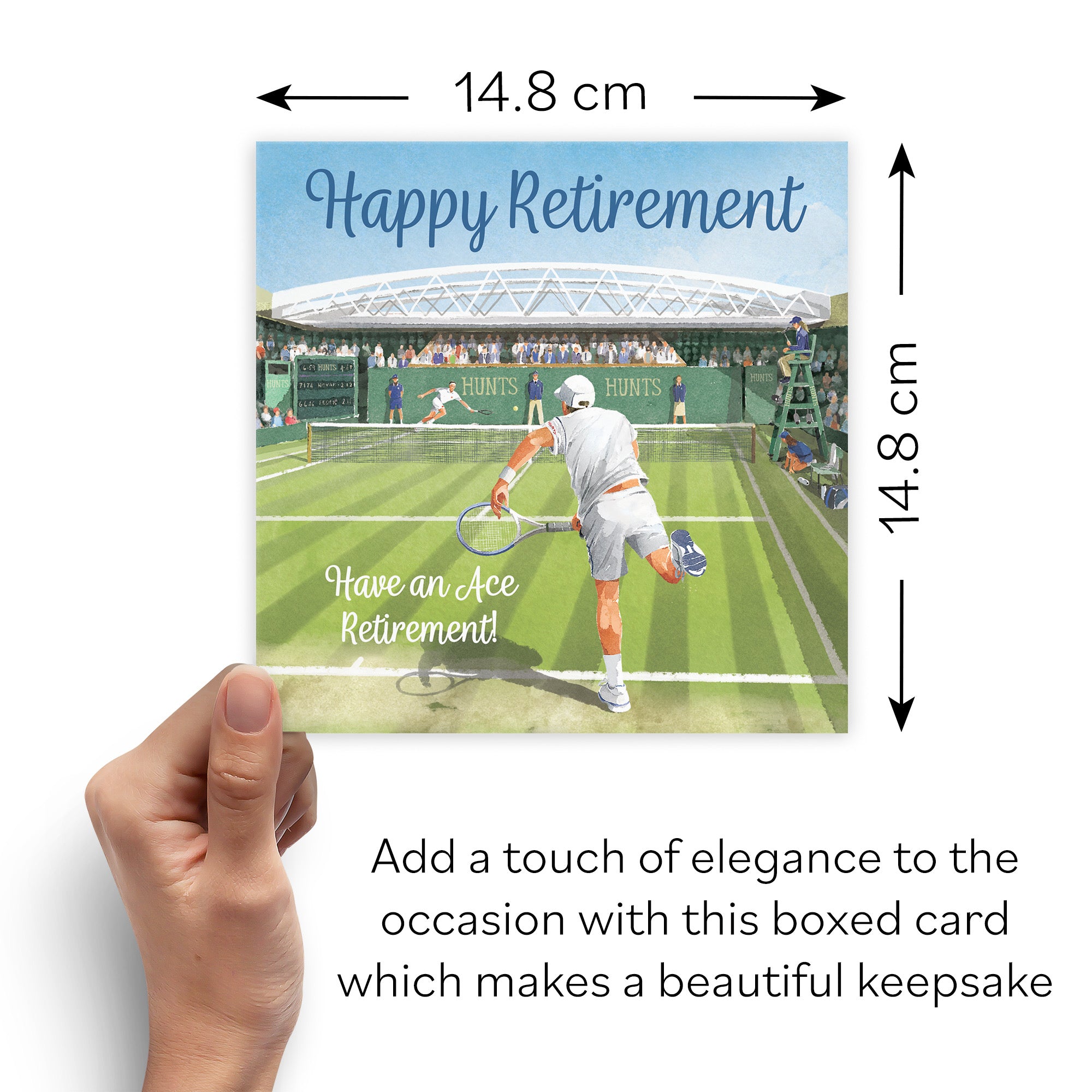 Boxed Retirement Congratulations Tennis Card For Him Milo's Gallery - Default Title (B0D5YL5K1W)