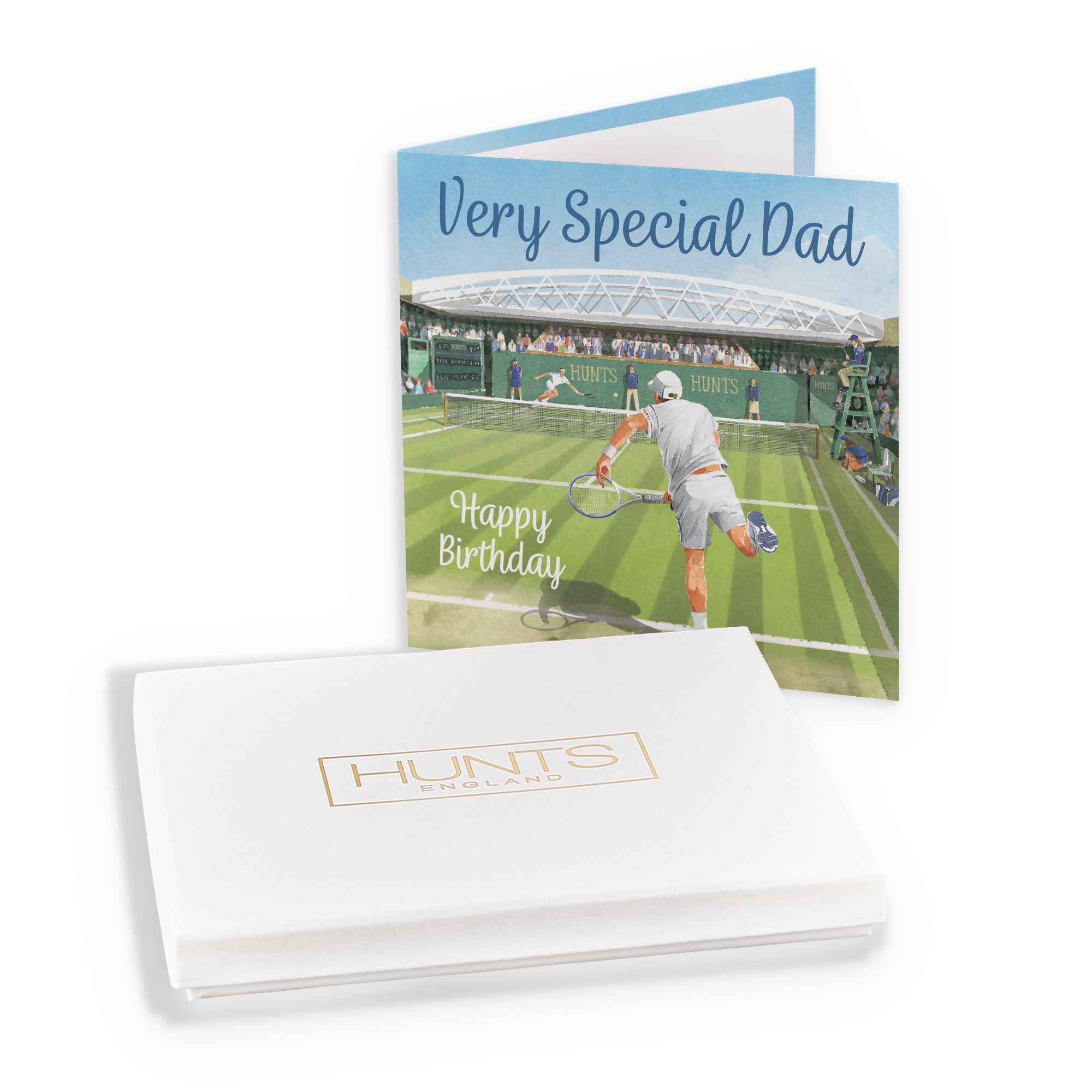 Boxed Dad Tennis Birthday Card For Him Milo's Gallery - Default Title (B0D5YLB4B5)