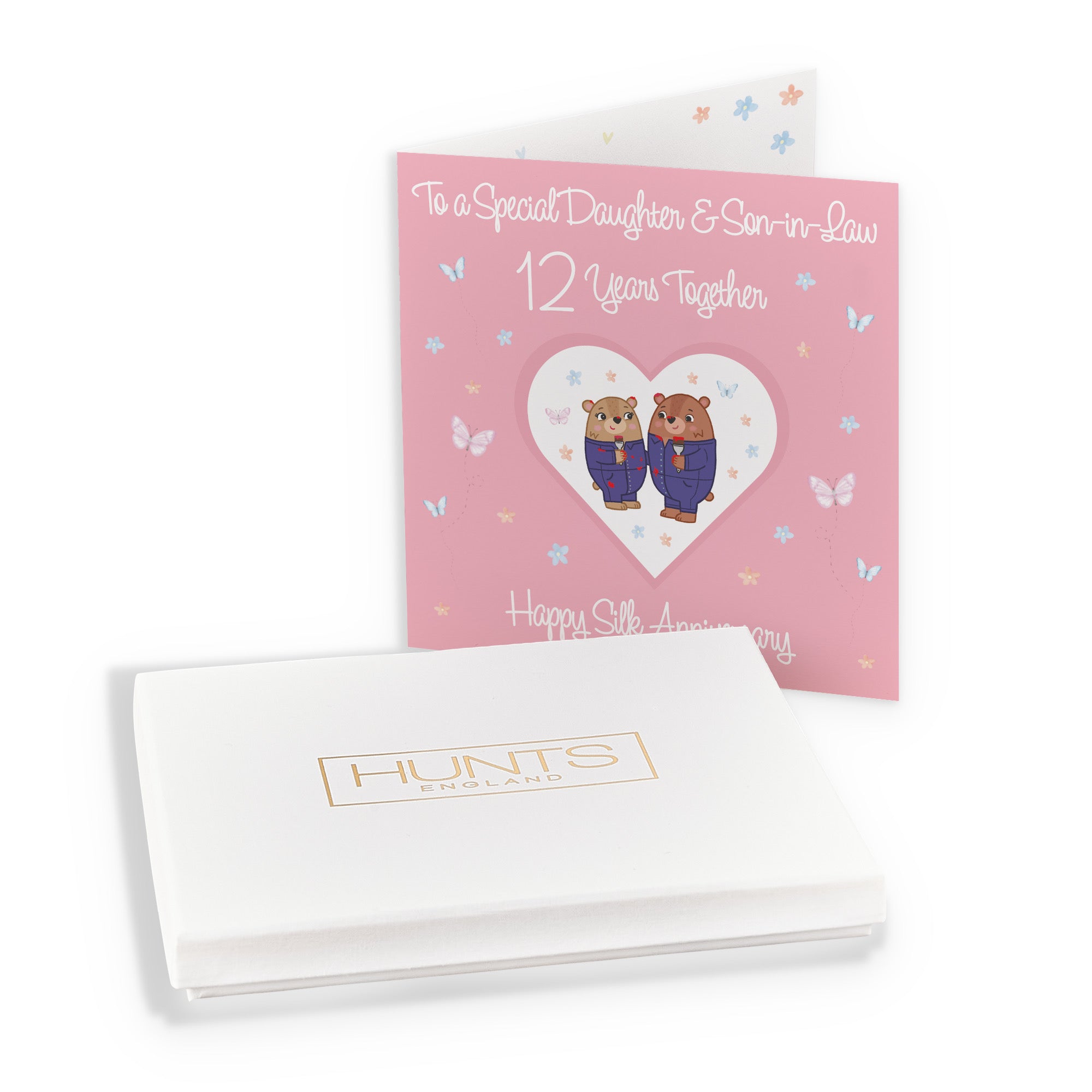 Boxed Daughter & Son-in-Law 12th Anniversary Card Romantic Meadows - Default Title (B0D5YLJ9T5)