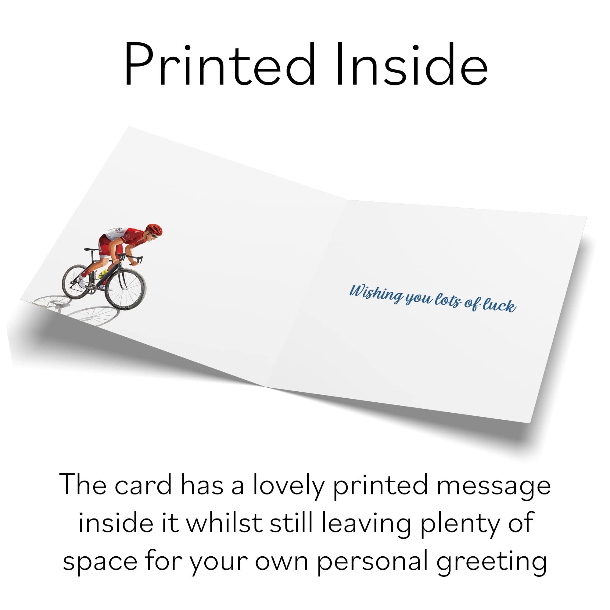 Boxed Road Cycling Good Luck Card Milo's Gallery - Default Title (B0D5YLYYHG)