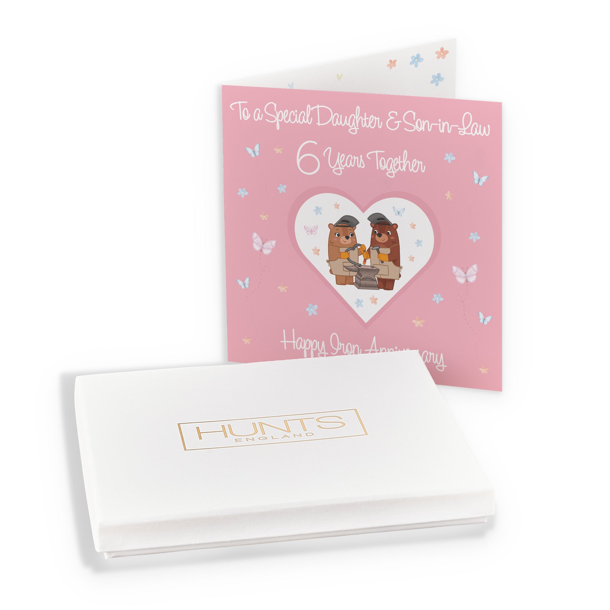 Boxed Daughter & Son-in-Law 6th Anniversary Card Romantic Meadows - Default Title (B0D5YMD32D)