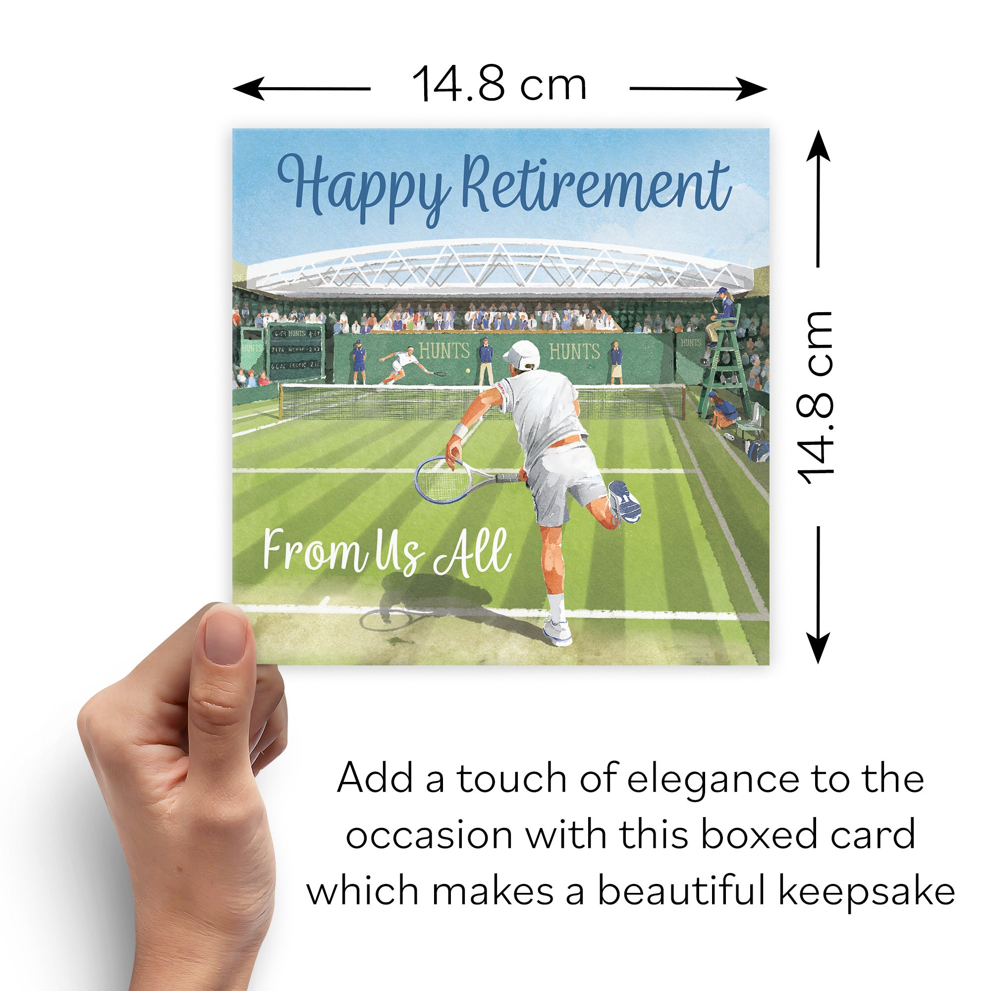 Boxed Retirement Congratulations Tennis Card For Him From Us All Milo's Gallery - Default Title (B0D5YMG8HQ)