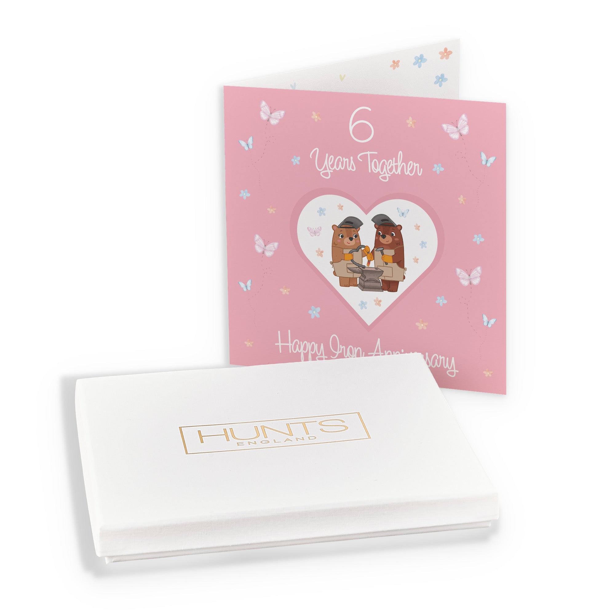 Boxed 6th Anniversary Card Iron Romantic Meadows - Default Title (B0D5YMWPG3)