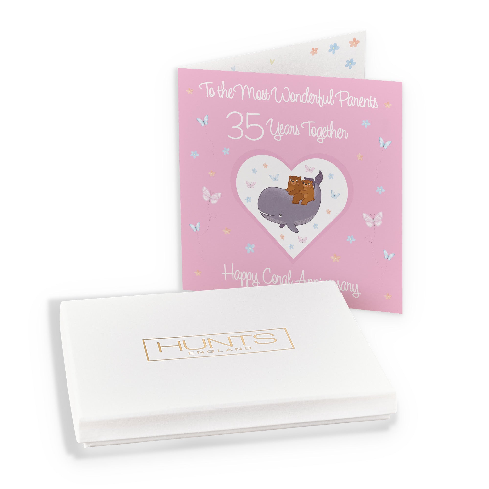 Boxed Parents 35th Anniversary Card Romantic Meadows - Default Title (B0D5YN2TYZ)