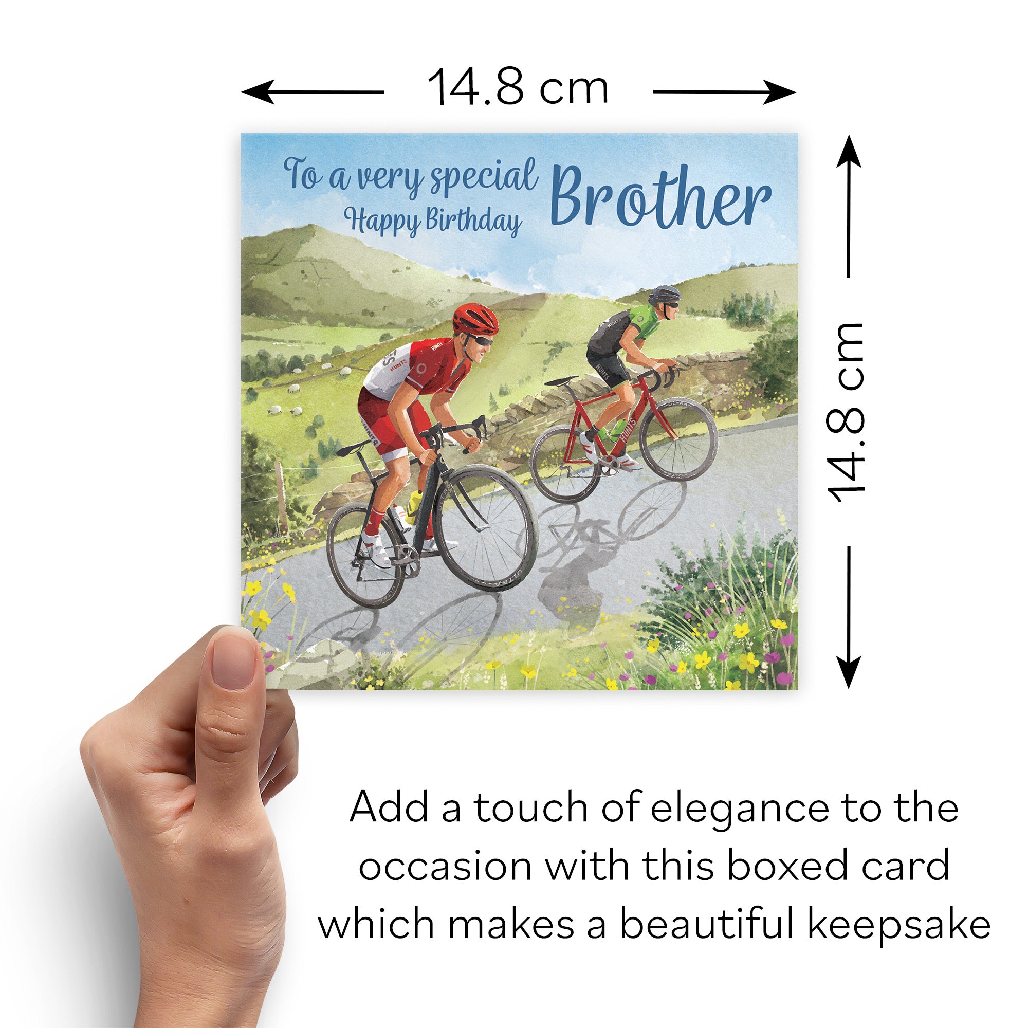 Boxed Brother Birthday Card Road Cycling Milo's Gallery - Default Title (B0D5YN4WGN)