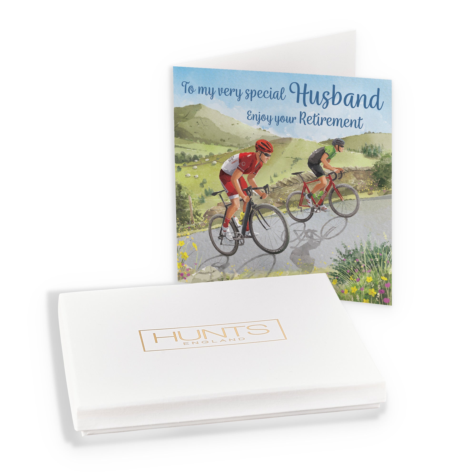 Boxed Road Cycling Husband Retirement Card Milo's Gallery - Default Title (B0D5YPLCYR)