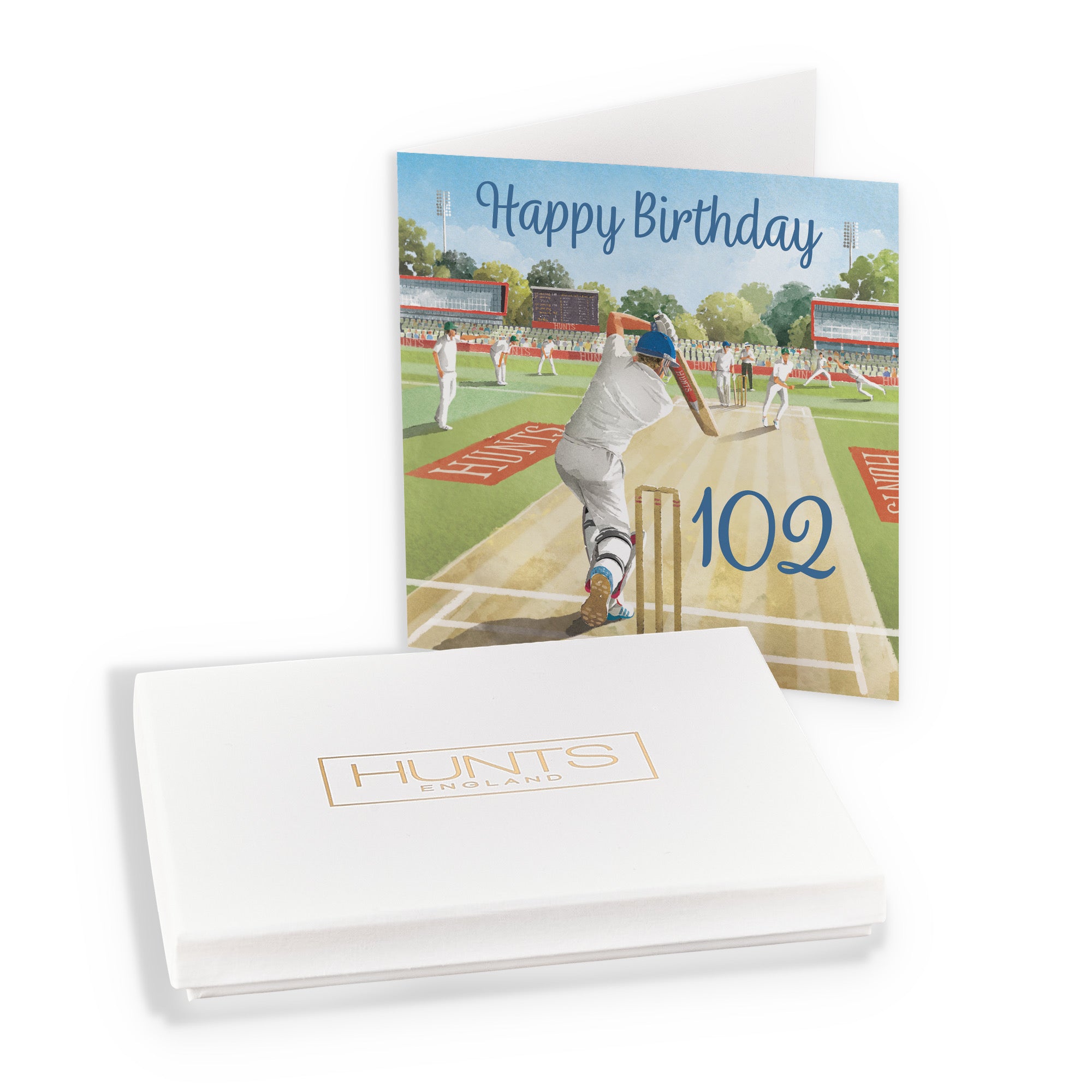 Boxed Cricket 102nd Birthday Card Milo's Gallery - Default Title (B0D5YTGJDS)