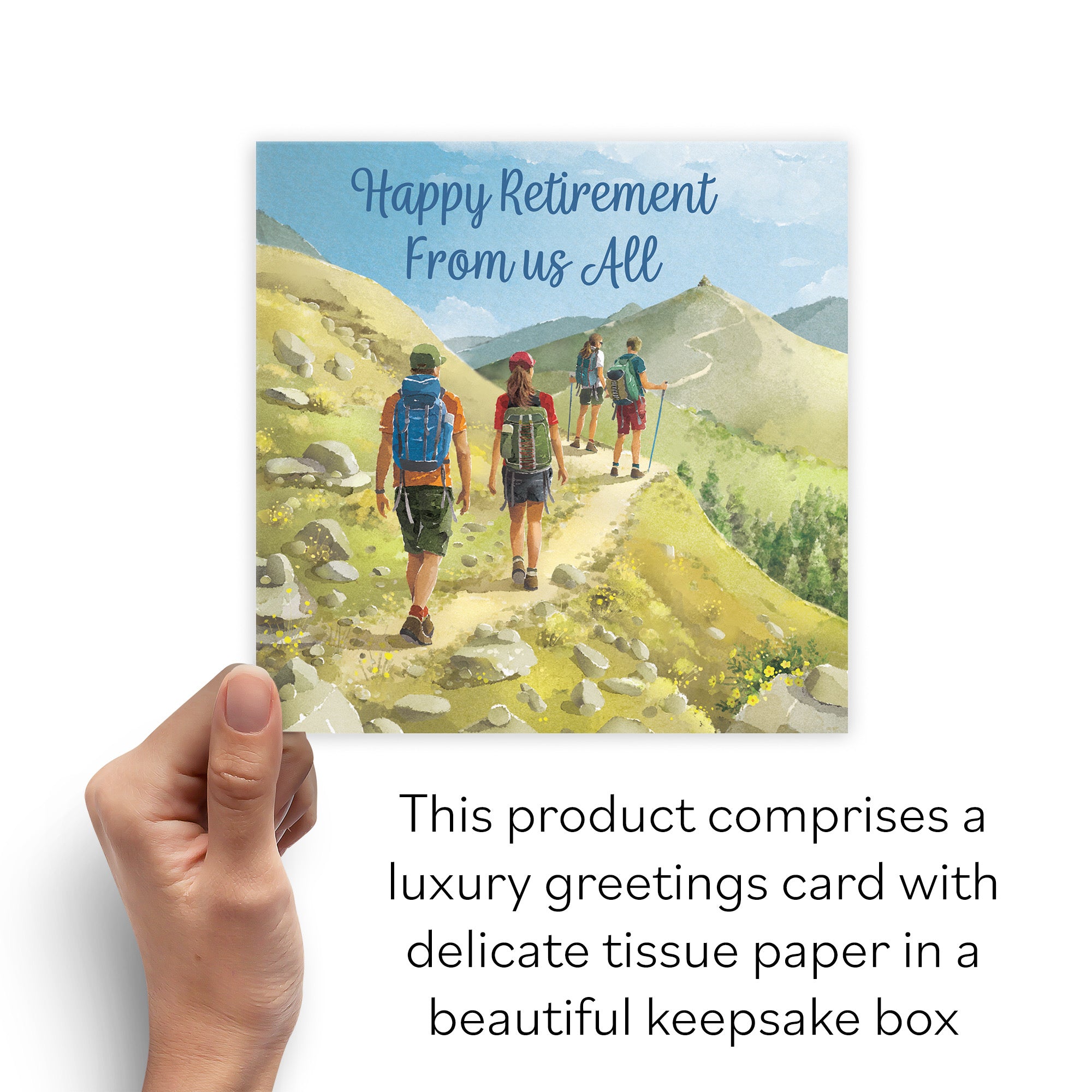 Boxed Walking Retirement Card From Us All Milo's Gallery - Default Title (B0D5YTYTJN)