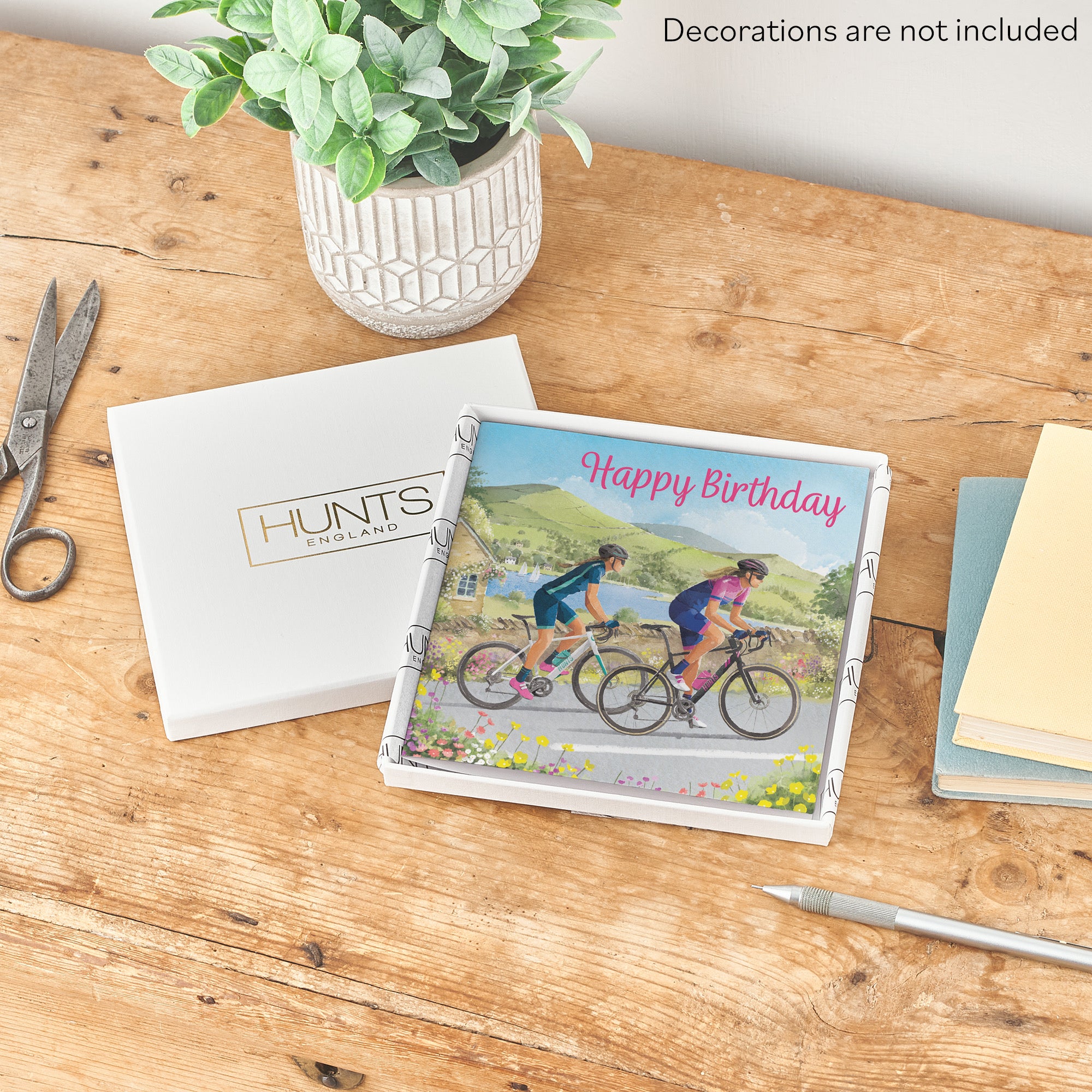 Boxed Cycling Female Birthday Card Milo's Gallery - Default Title (B0D5YTZNT1)