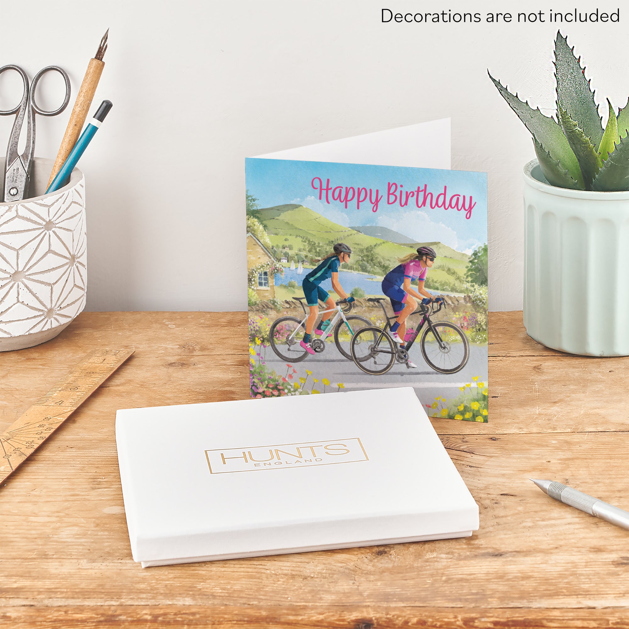 Boxed Cycling Female Birthday Card Milo's Gallery - Default Title (B0D5YTZNT1)