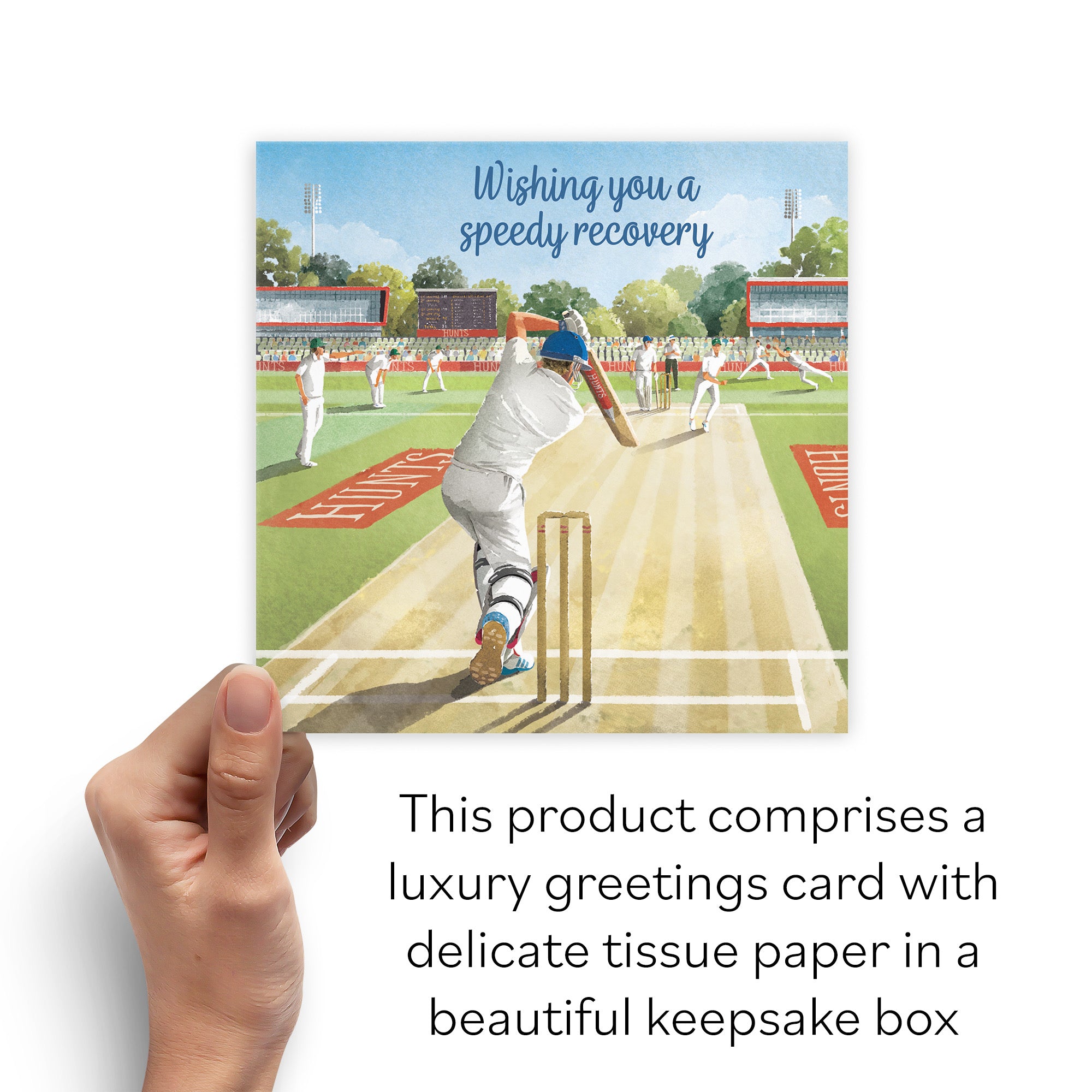 Boxed Cricket Wishing You A Speedy Recovery Card Milo's Gallery - Default Title (B0D5YVG44M)