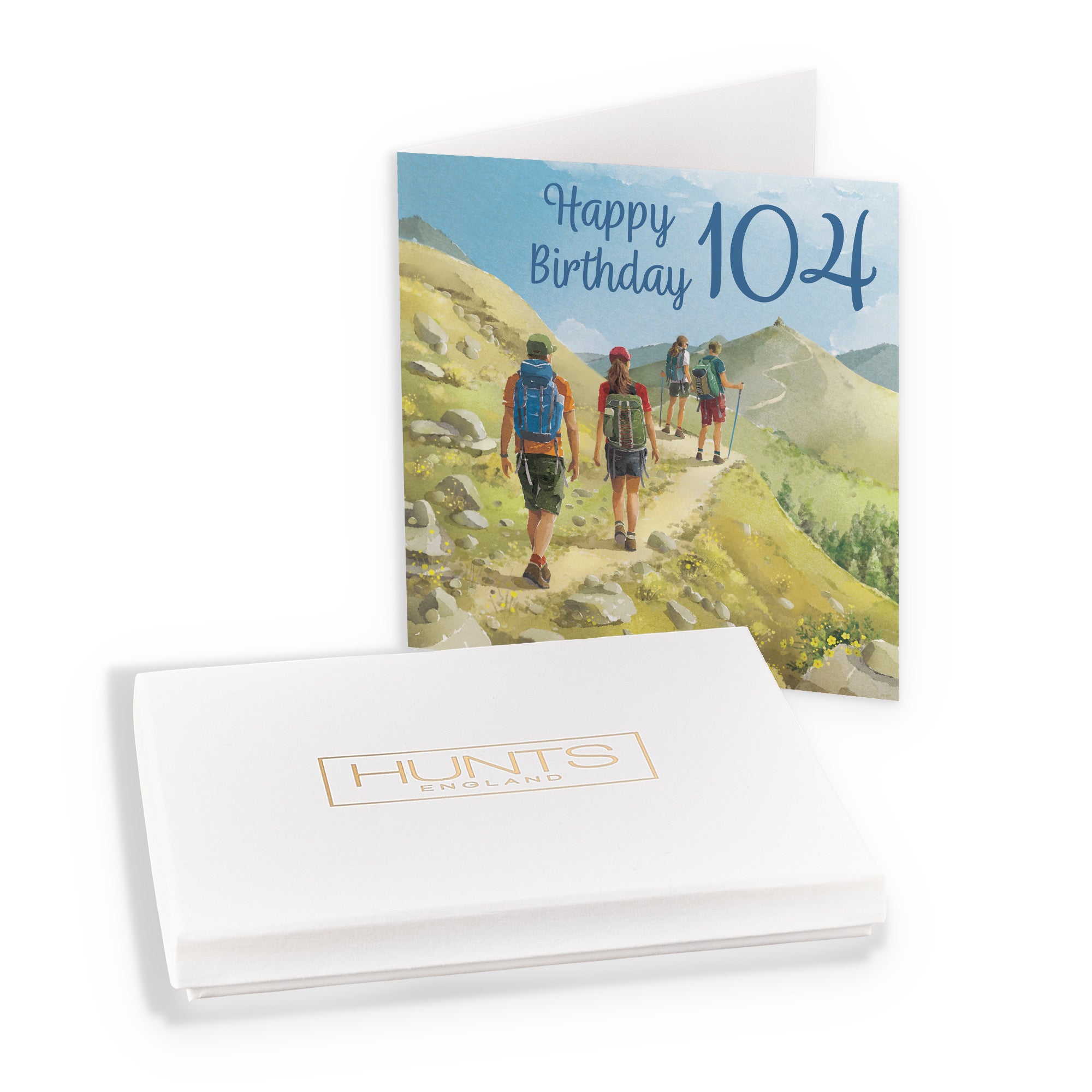 Boxed Walking 104th Birthday Card Milo's Gallery - Default Title (B0D5YVKSTX)