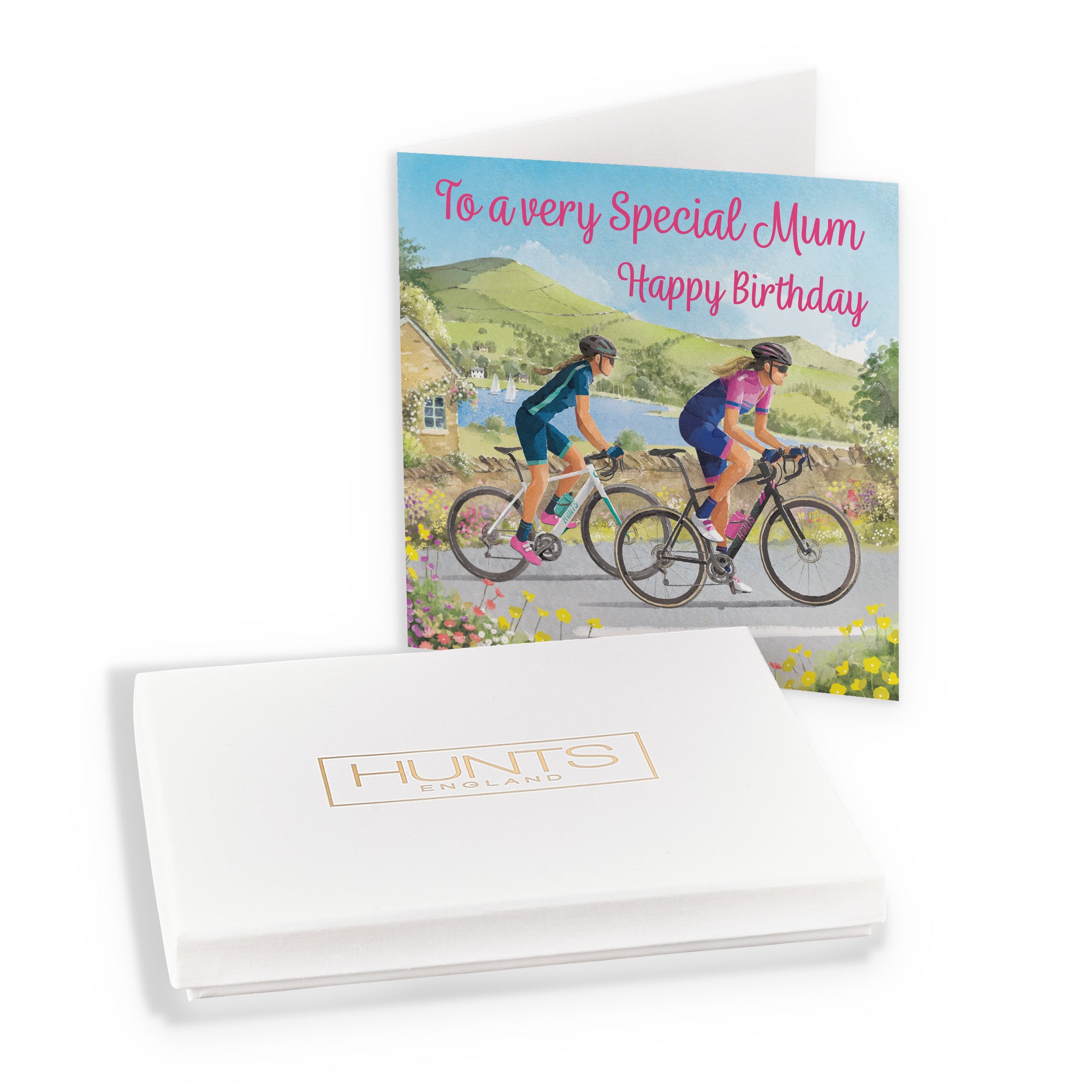 Boxed Mum Cycling Birthday Card Milo's Gallery - Default Title (B0D5YVLTZJ)