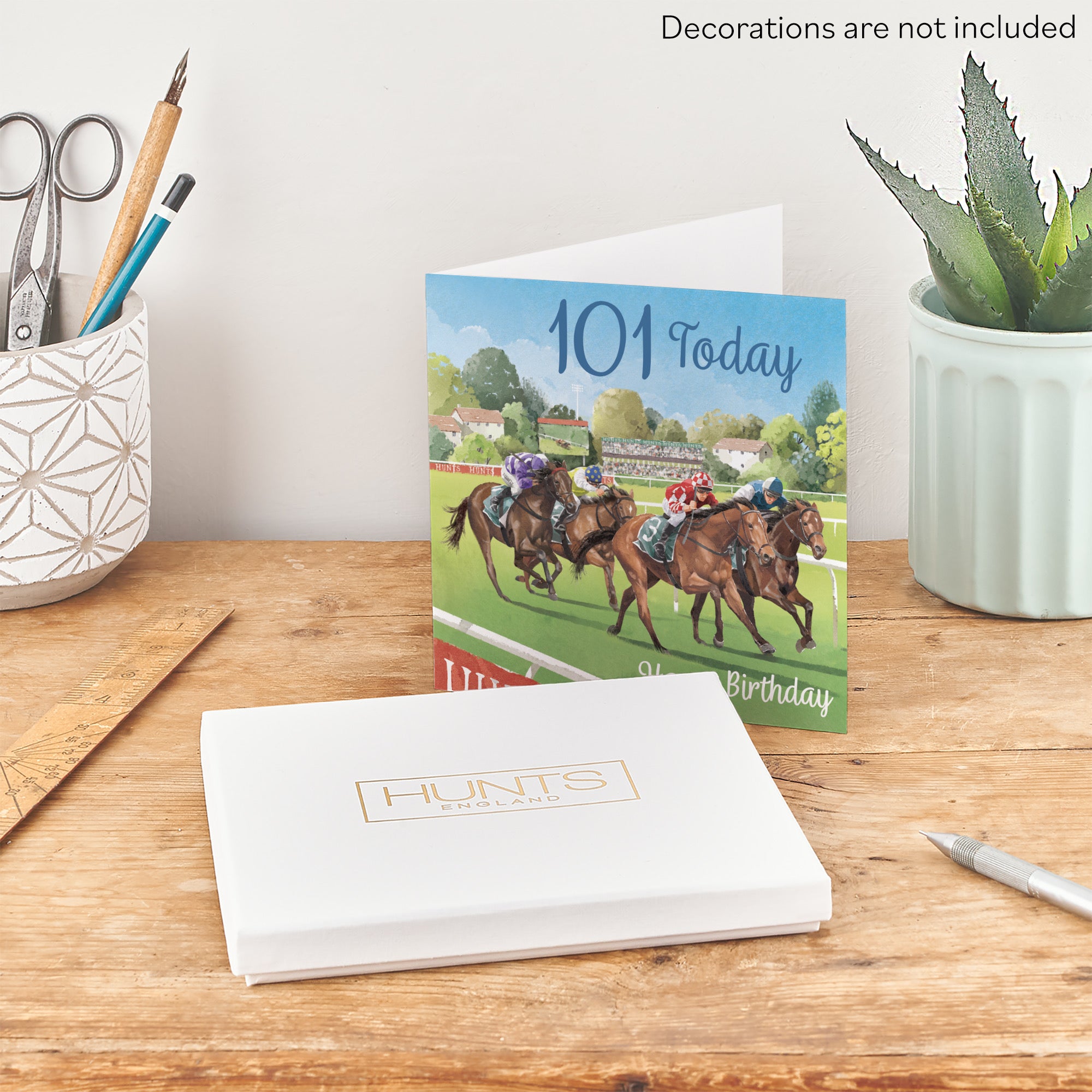 Boxed Horse Racing 101st Birthday Card Milo's Gallery - Default Title (B0D5YVM6RX)