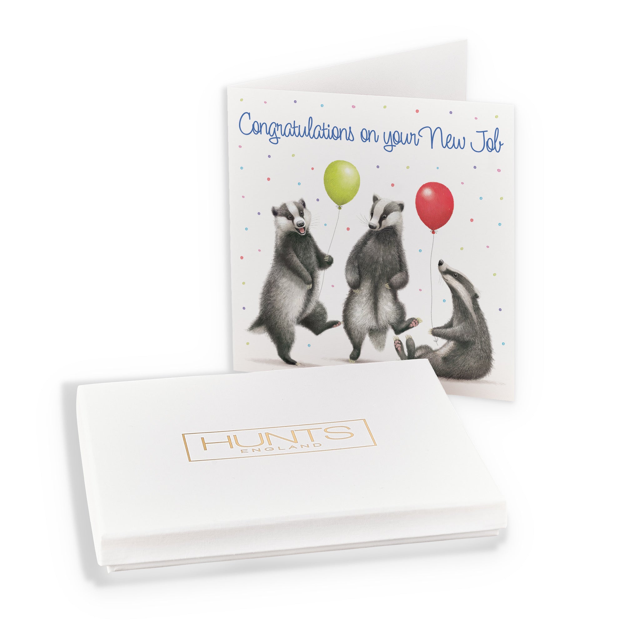 Boxed Badgers New Job Congratulations Card Milo's Gallery - Default Title (B0D5YVZ55H)