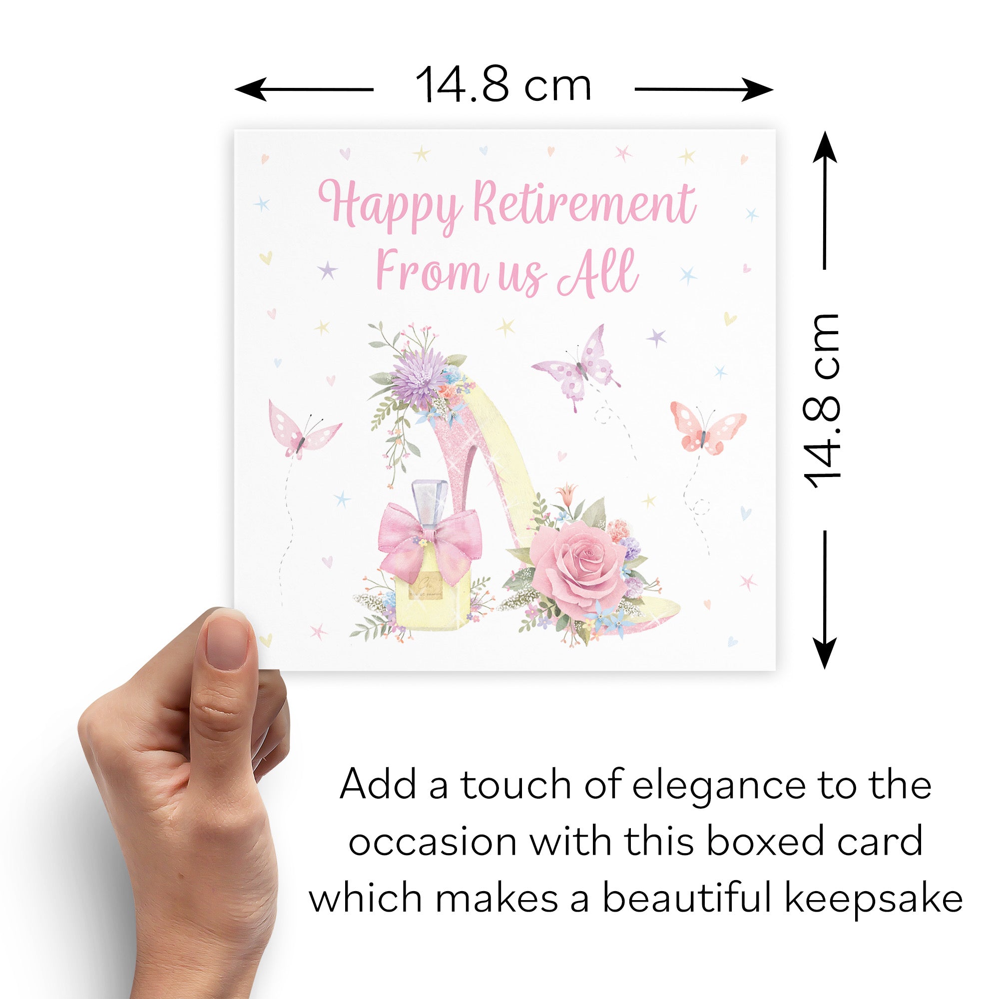 Boxed High Heel And Perfume Retirement Card From Us All Milo's Gallery - Default Title (B0D5YW2N4K)