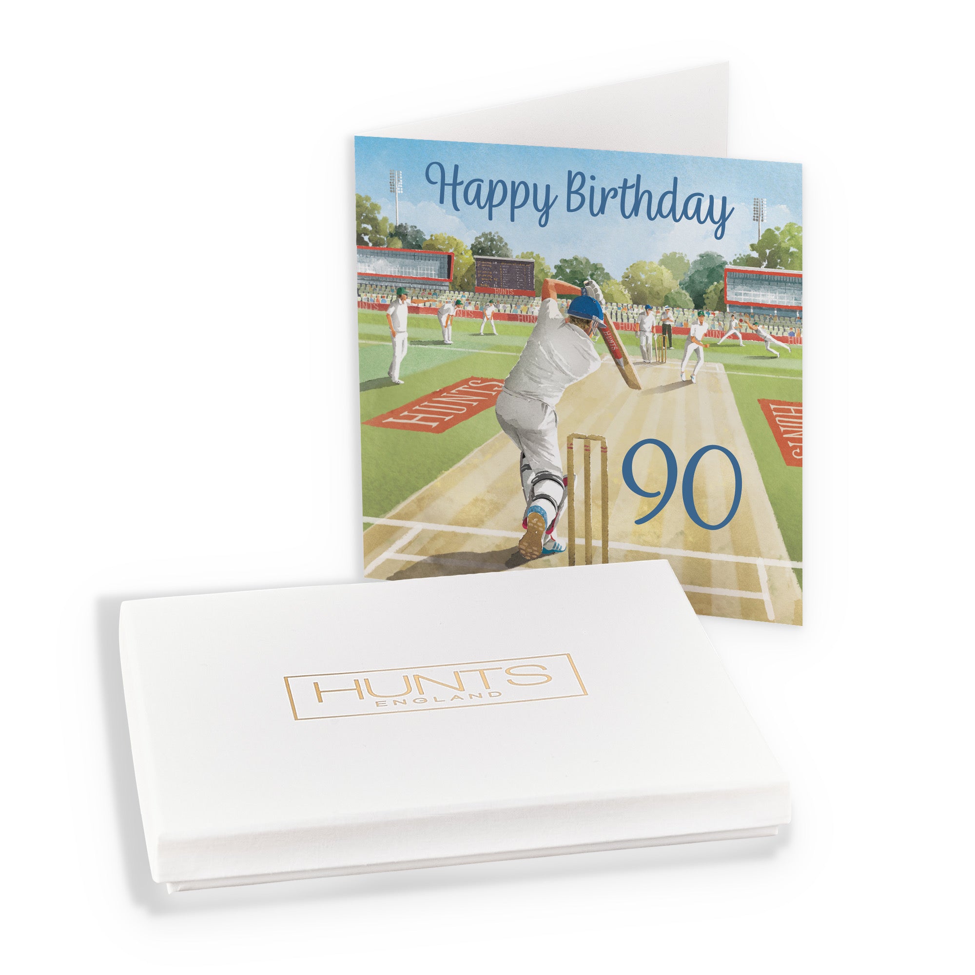 Boxed Cricket 90th Birthday Card Milo's Gallery - Default Title (B0D5YW952D)