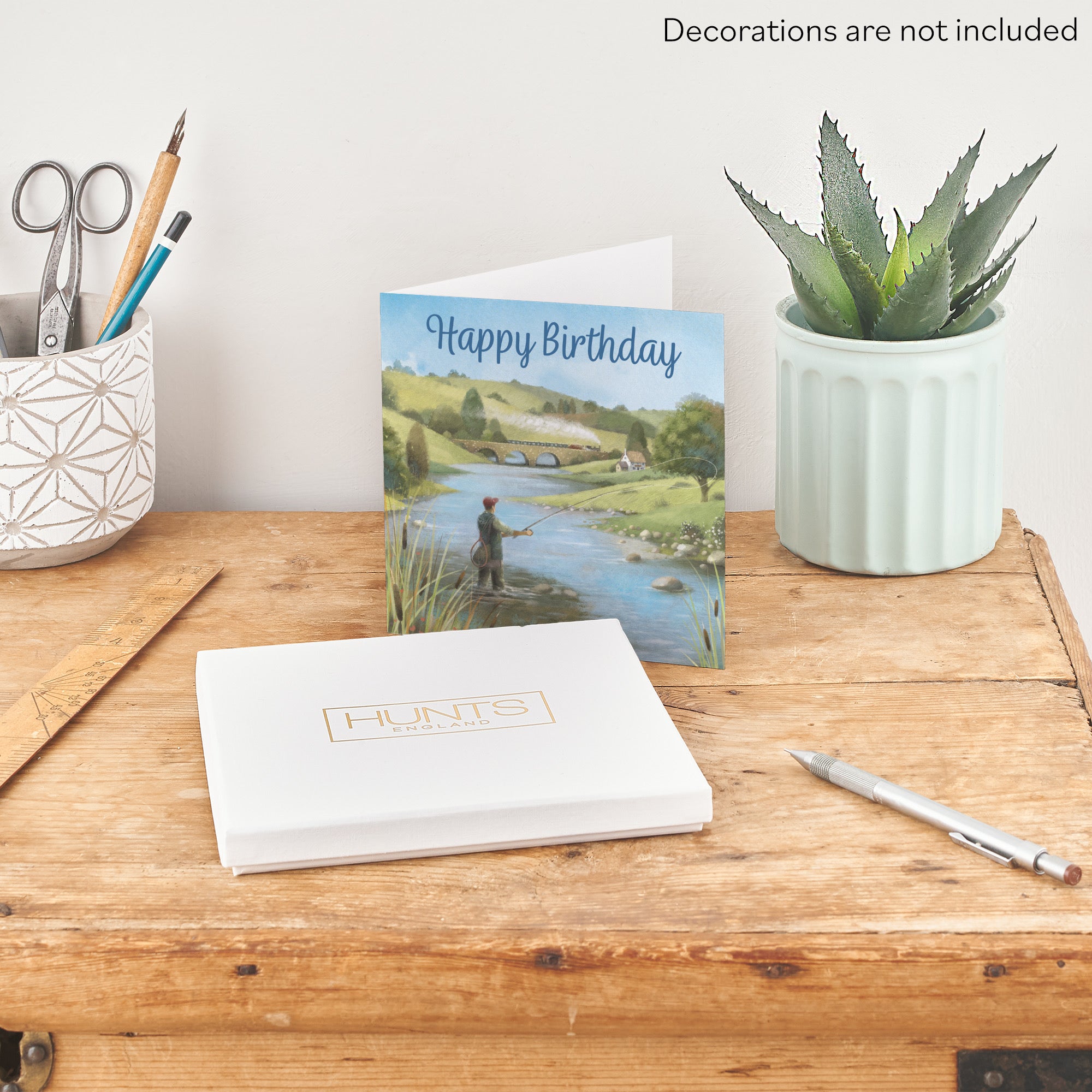 Boxed Fly Fishing Birthday Card Milo's Gallery - Default Title (B0D5YWDFFB)