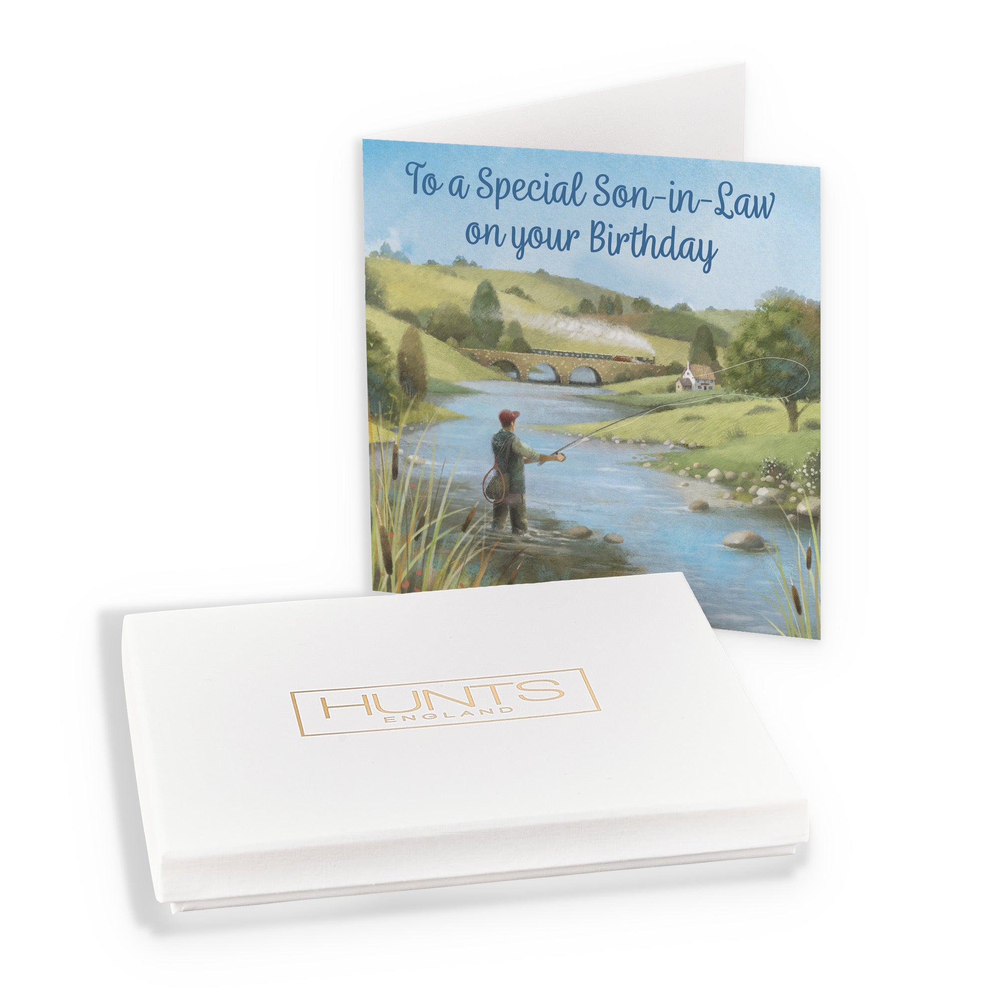 Boxed Son In Law Fly Fishing Birthday Card Milo's Gallery - Default Title (B0D5YWPM67)