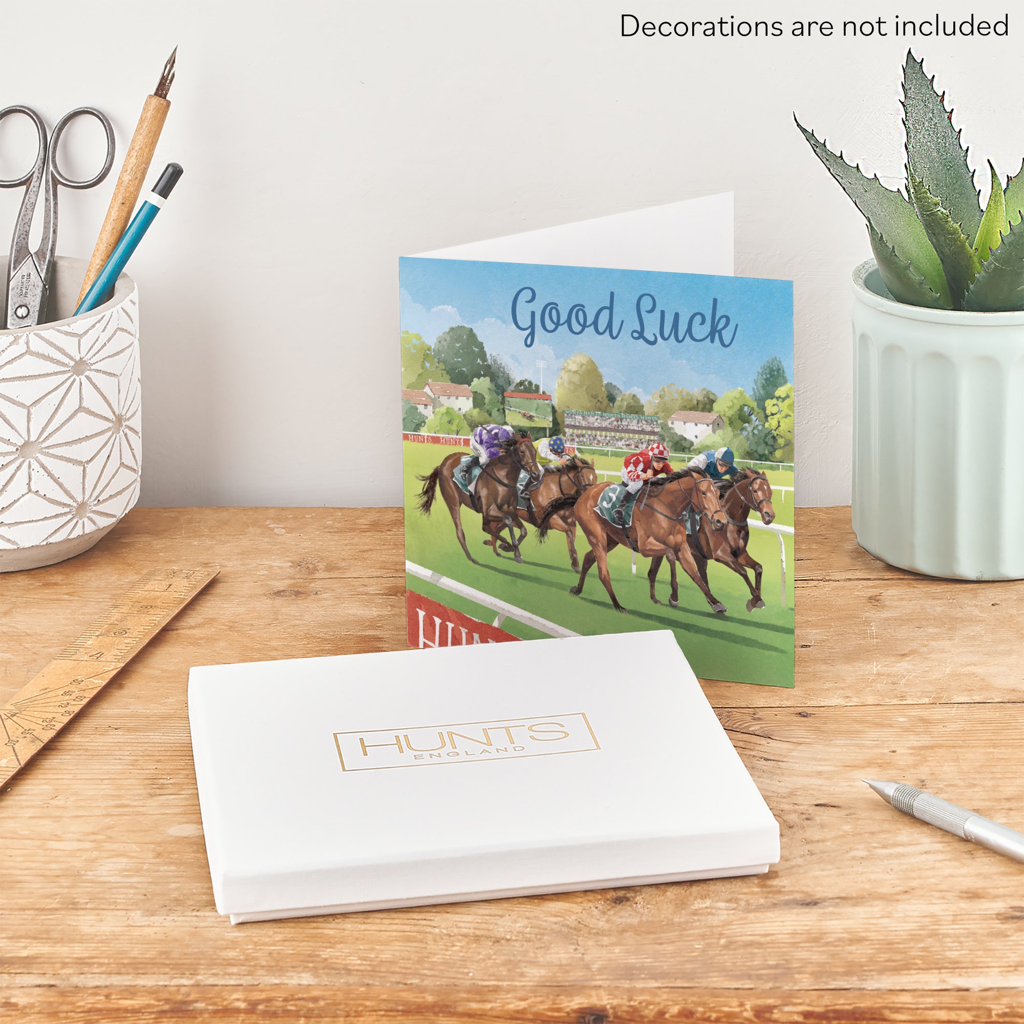 Boxed Horse Racing Good Luck Card Milo's Gallery - Default Title (B0D5YWY1T9)