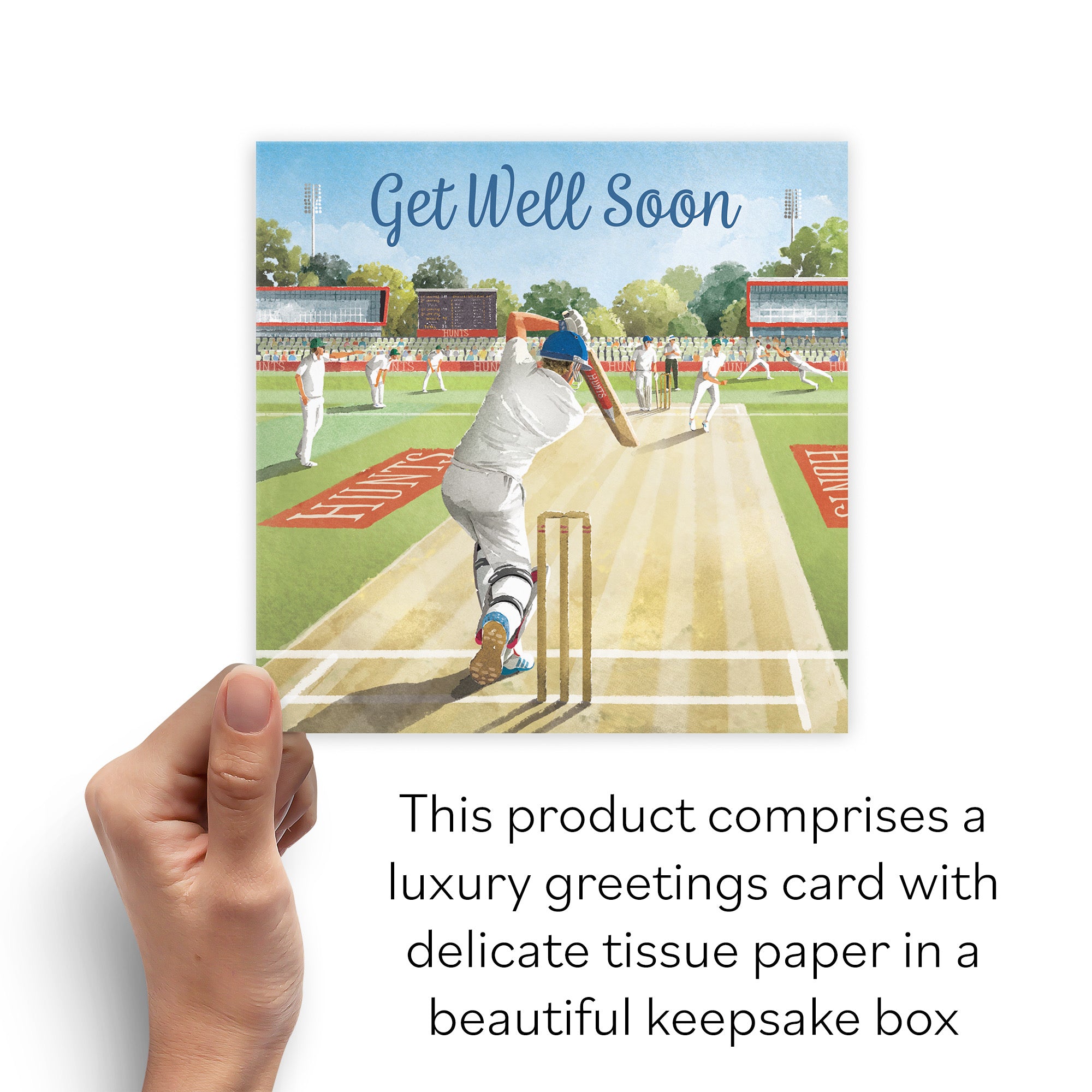 Boxed Cricket Get Well Soon Card Milo's Gallery - Default Title (B0D5YWZK81)