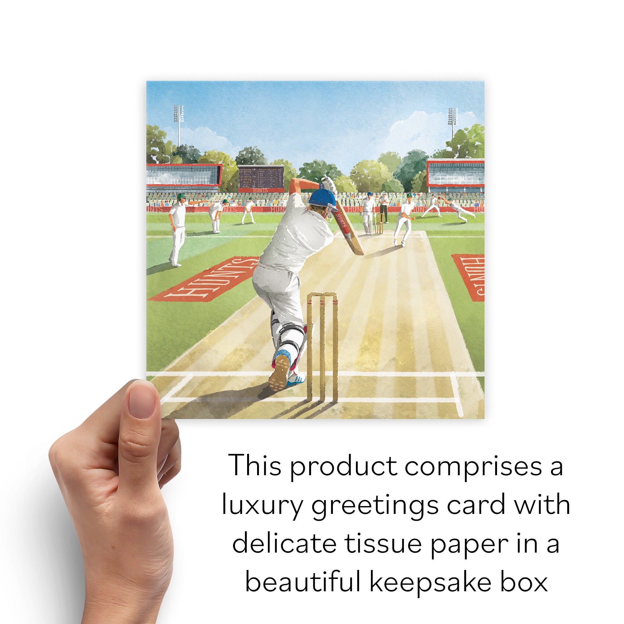 Boxed Cricket Blank Any Occasion Card Milo's Gallery - Default Title (B0D5YXH7JC)