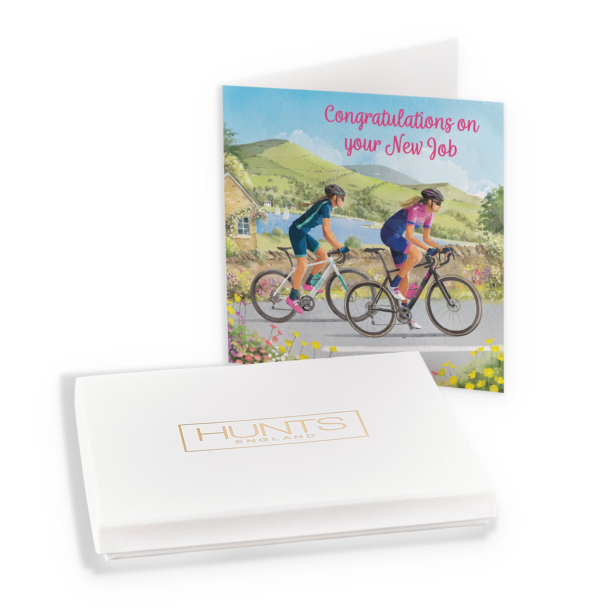 Boxed Cycling Female New Job Congratulations Card Milo's Gallery - Default Title (B0D5YXLQWV)